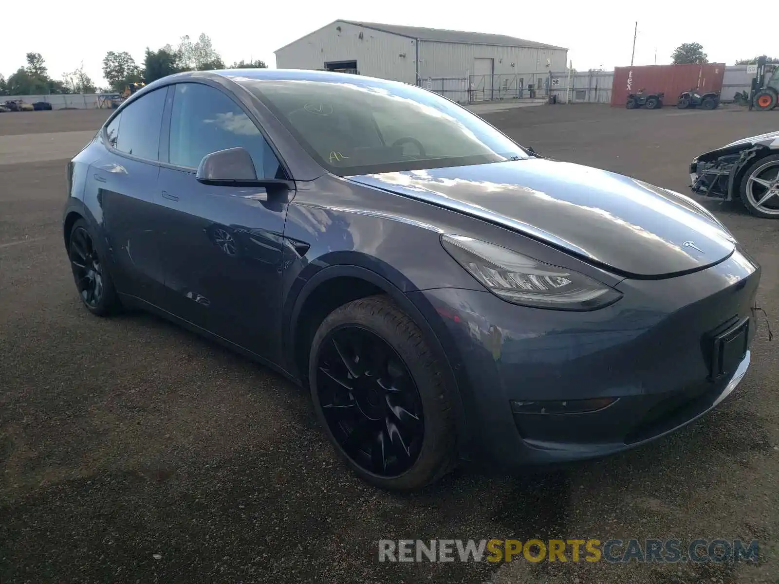 1 Photograph of a damaged car 5YJYGDEE9MF097250 TESLA MODEL Y 2021