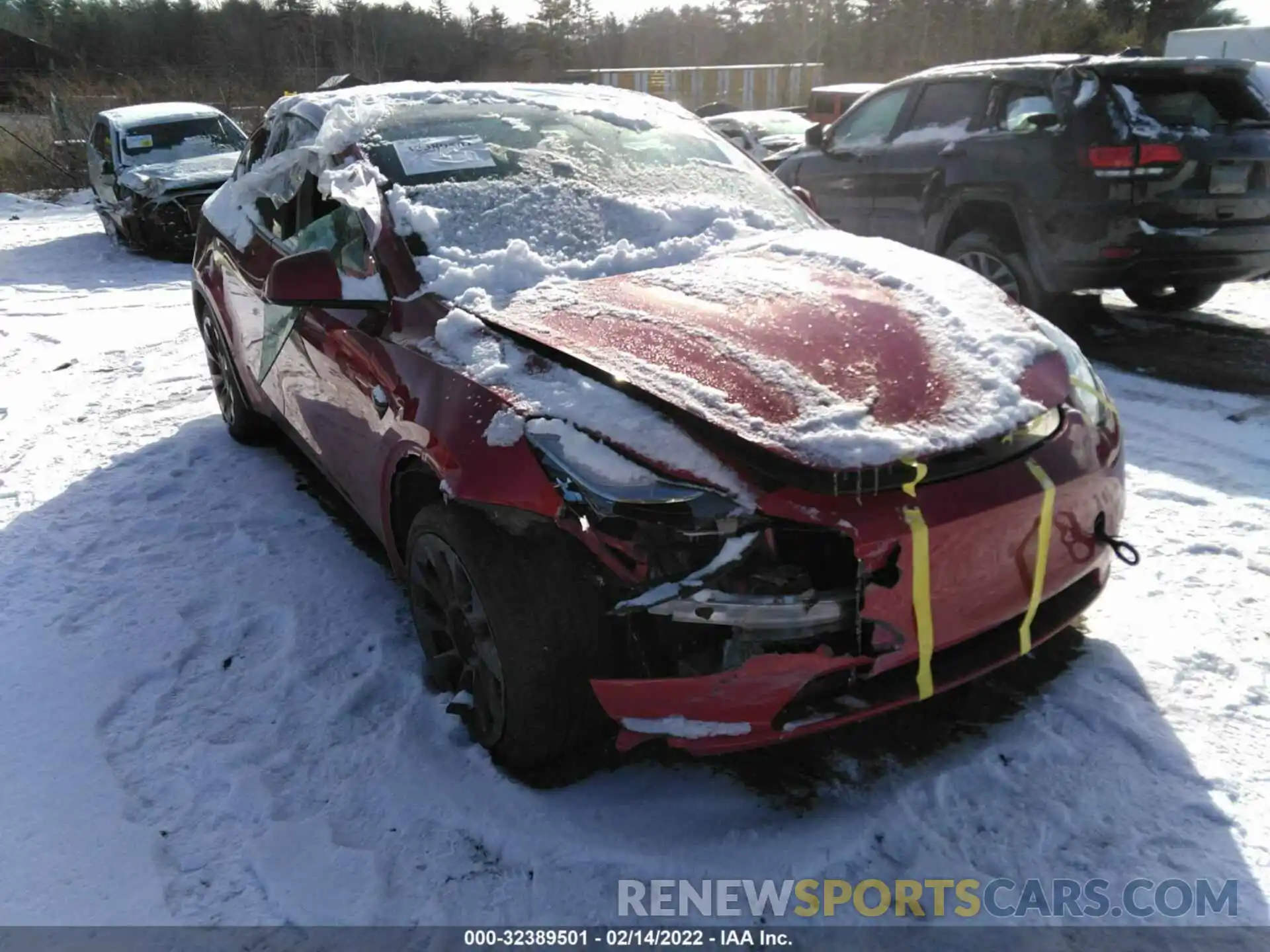 6 Photograph of a damaged car 5YJYGDEE9MF100163 TESLA MODEL Y 2021