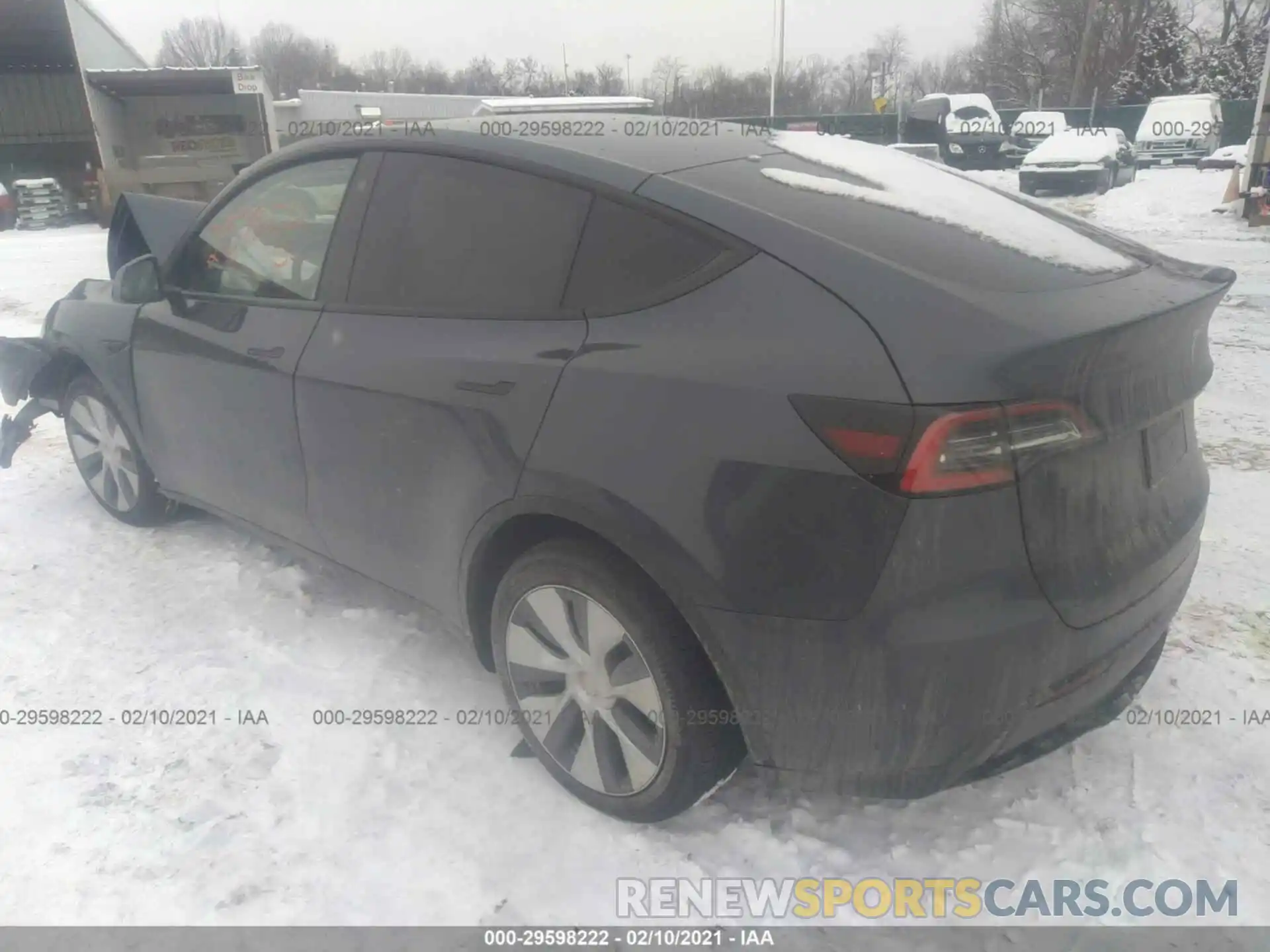 3 Фотография поврежденного автомобиля 5YJYGDEE9MF106626 TESLA MODEL Y 2021