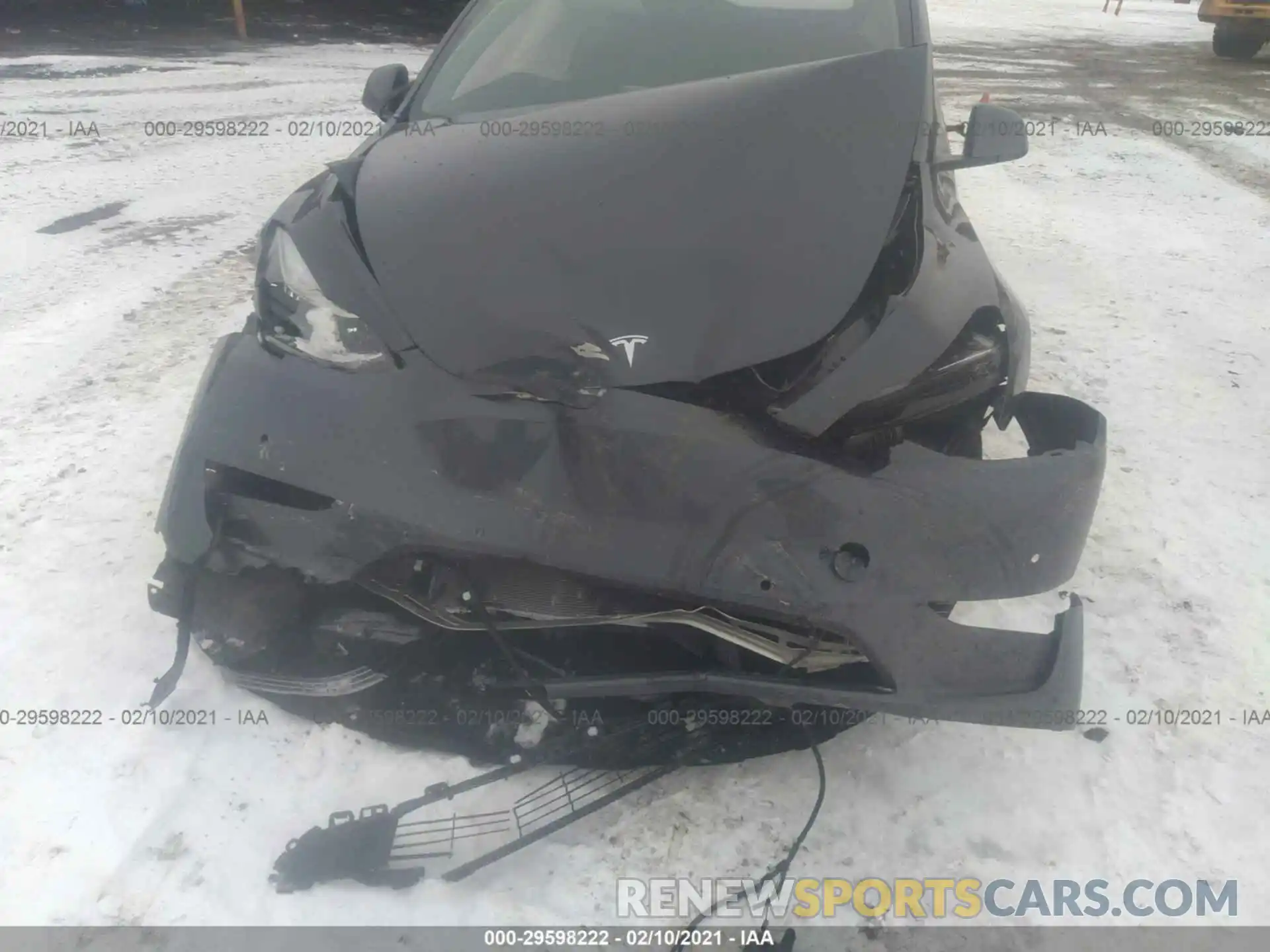 6 Photograph of a damaged car 5YJYGDEE9MF106626 TESLA MODEL Y 2021