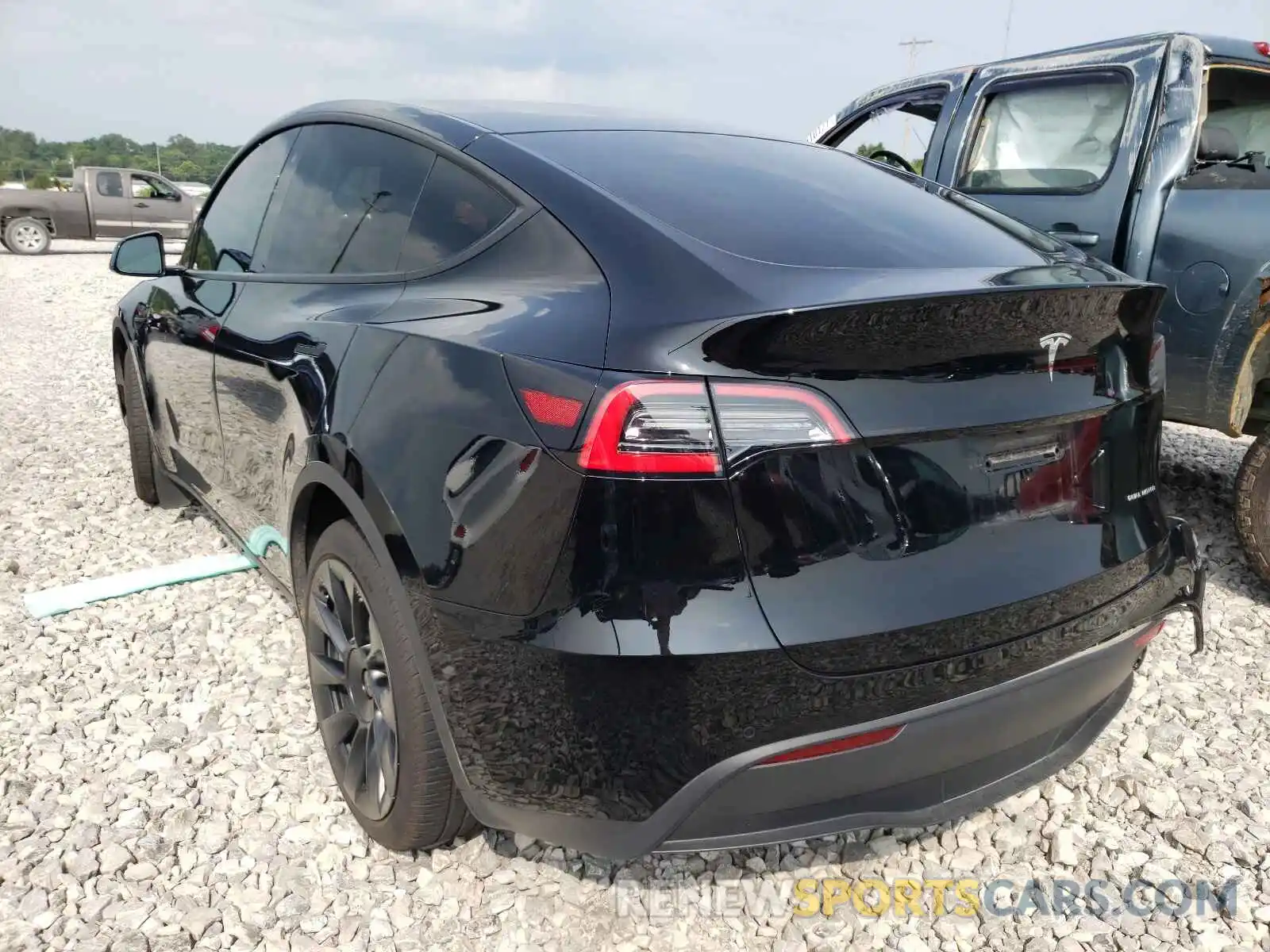 3 Фотография поврежденного автомобиля 5YJYGDEE9MF107923 TESLA MODEL Y 2021