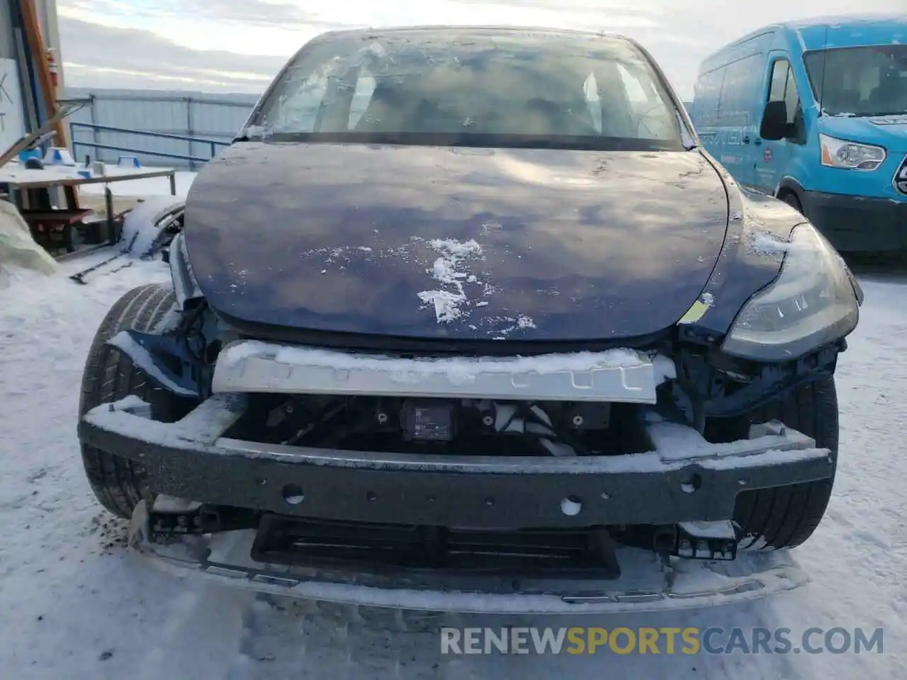 9 Photograph of a damaged car 5YJYGDEE9MF122826 TESLA MODEL Y 2021