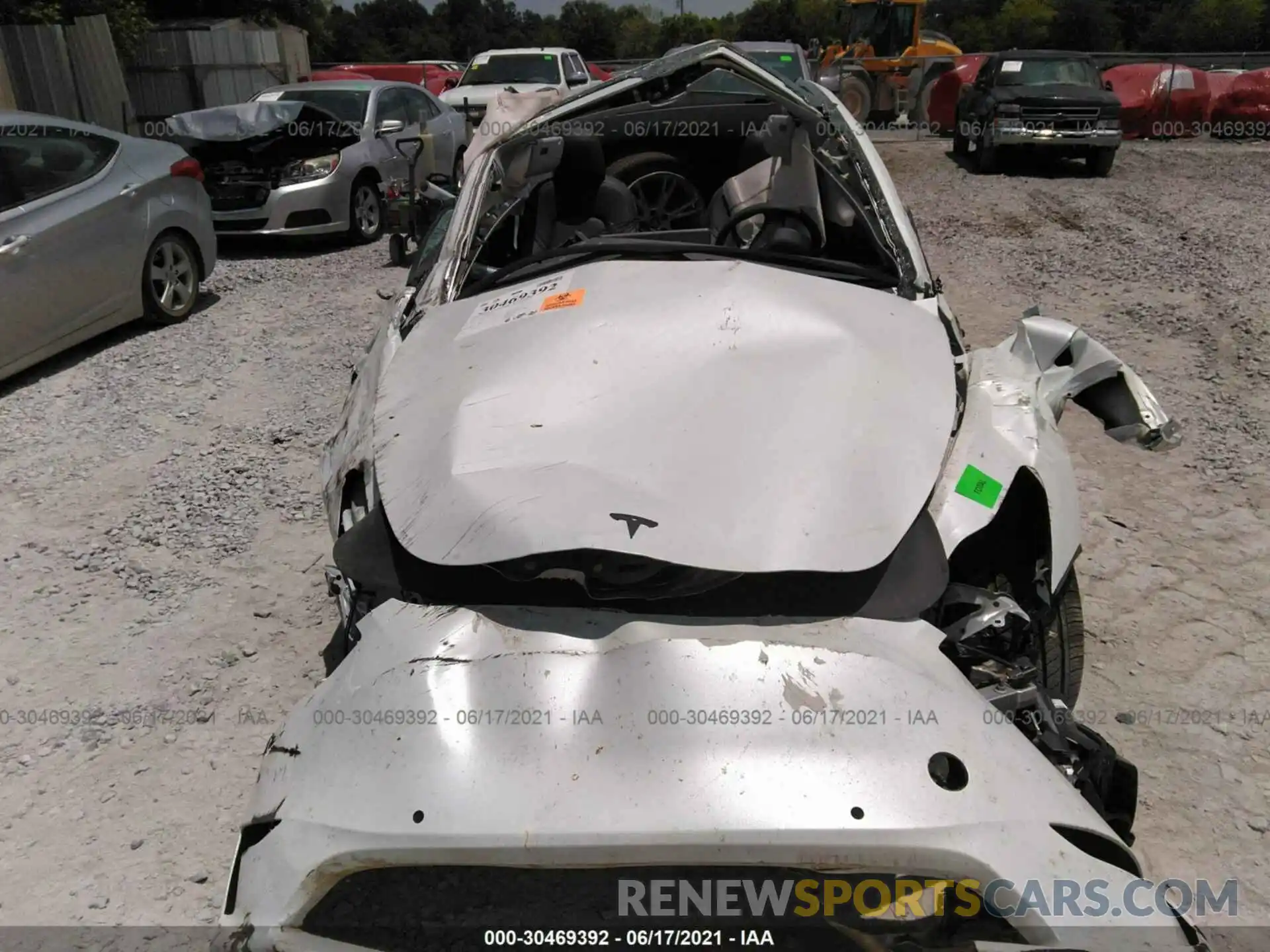 6 Photograph of a damaged car 5YJYGDEE9MF124883 TESLA MODEL Y 2021