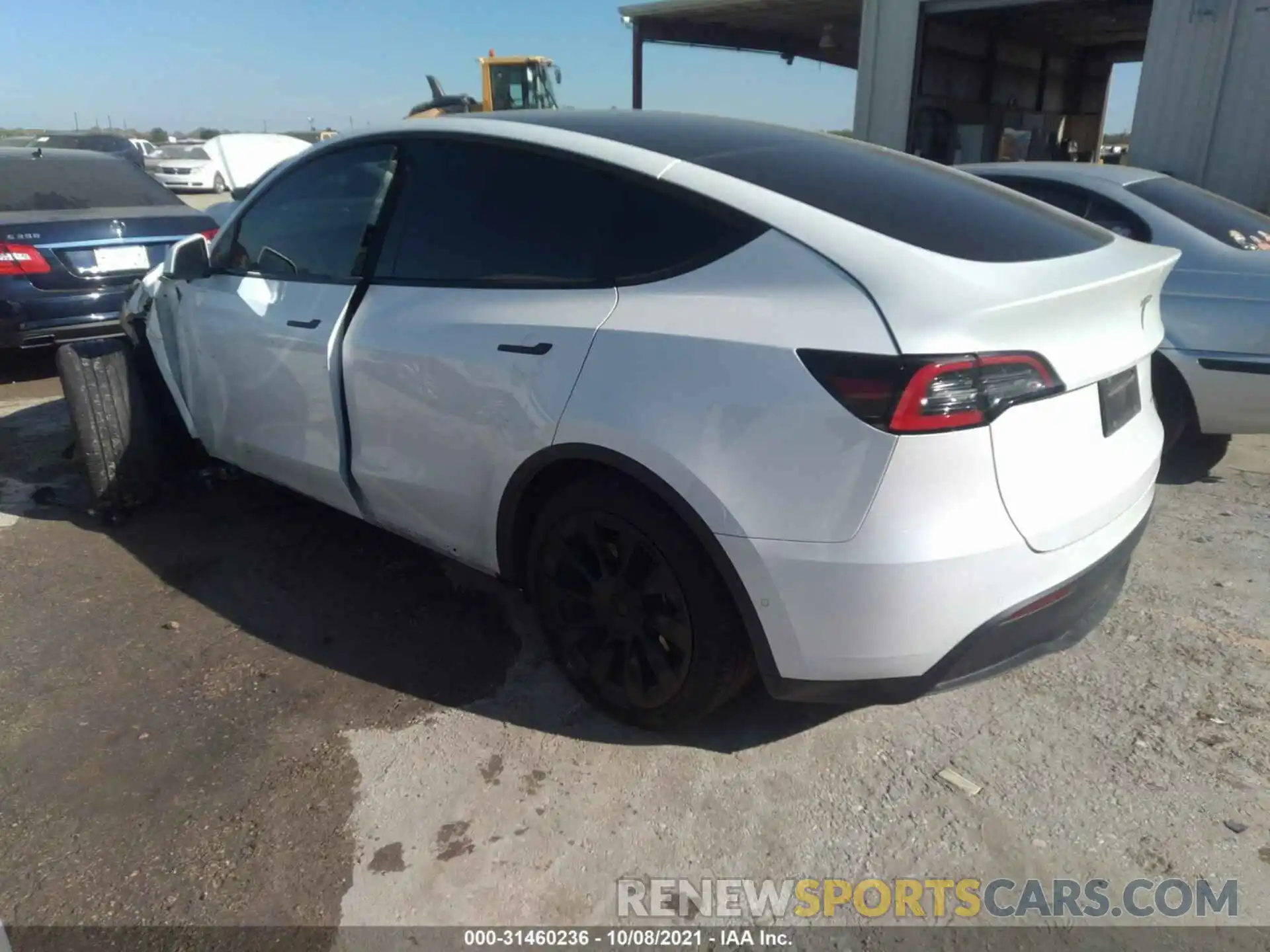 3 Photograph of a damaged car 5YJYGDEE9MF125158 TESLA MODEL Y 2021