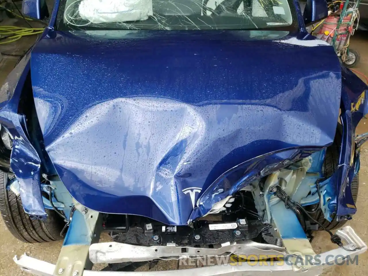 7 Photograph of a damaged car 5YJYGDEE9MF125273 TESLA MODEL Y 2021