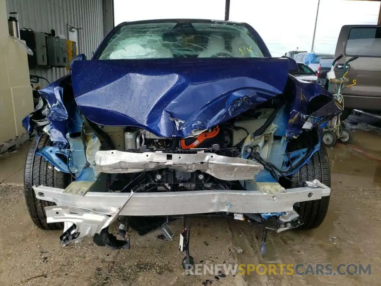 9 Photograph of a damaged car 5YJYGDEE9MF125273 TESLA MODEL Y 2021