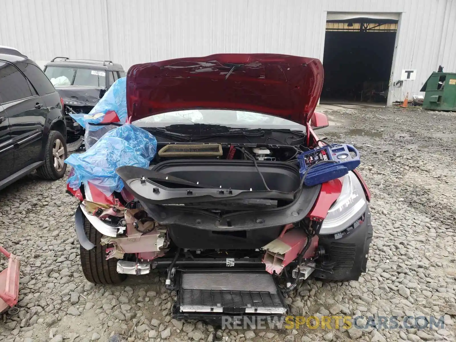 9 Photograph of a damaged car 5YJYGDEE9MF125659 TESLA MODEL Y 2021