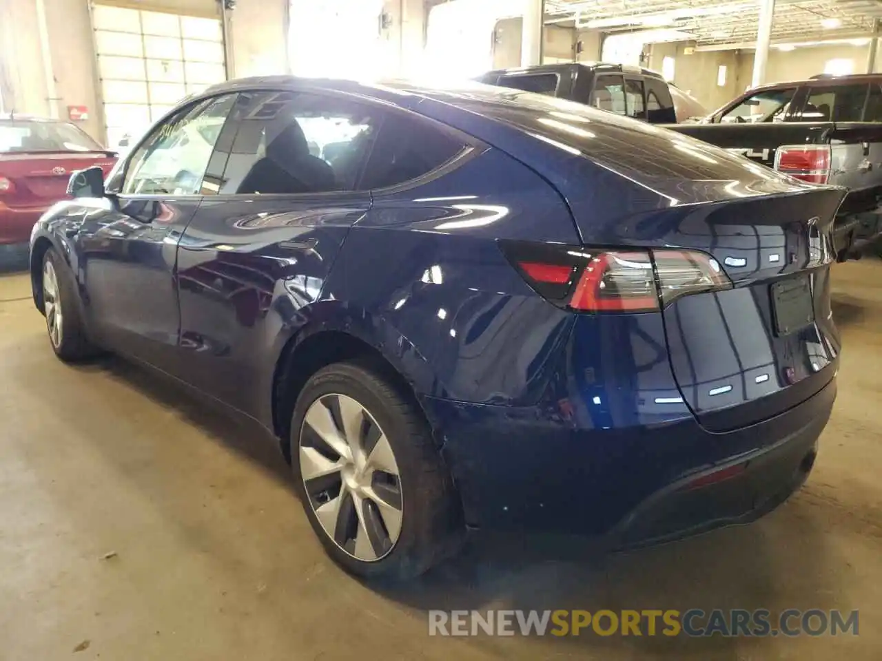 3 Photograph of a damaged car 5YJYGDEE9MF130912 TESLA MODEL Y 2021