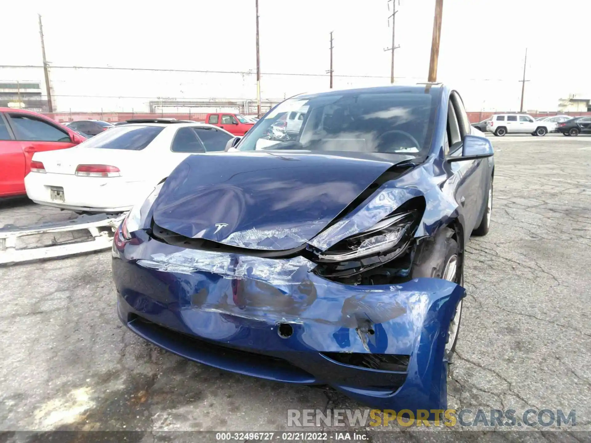 6 Photograph of a damaged car 5YJYGDEE9MF173307 TESLA MODEL Y 2021