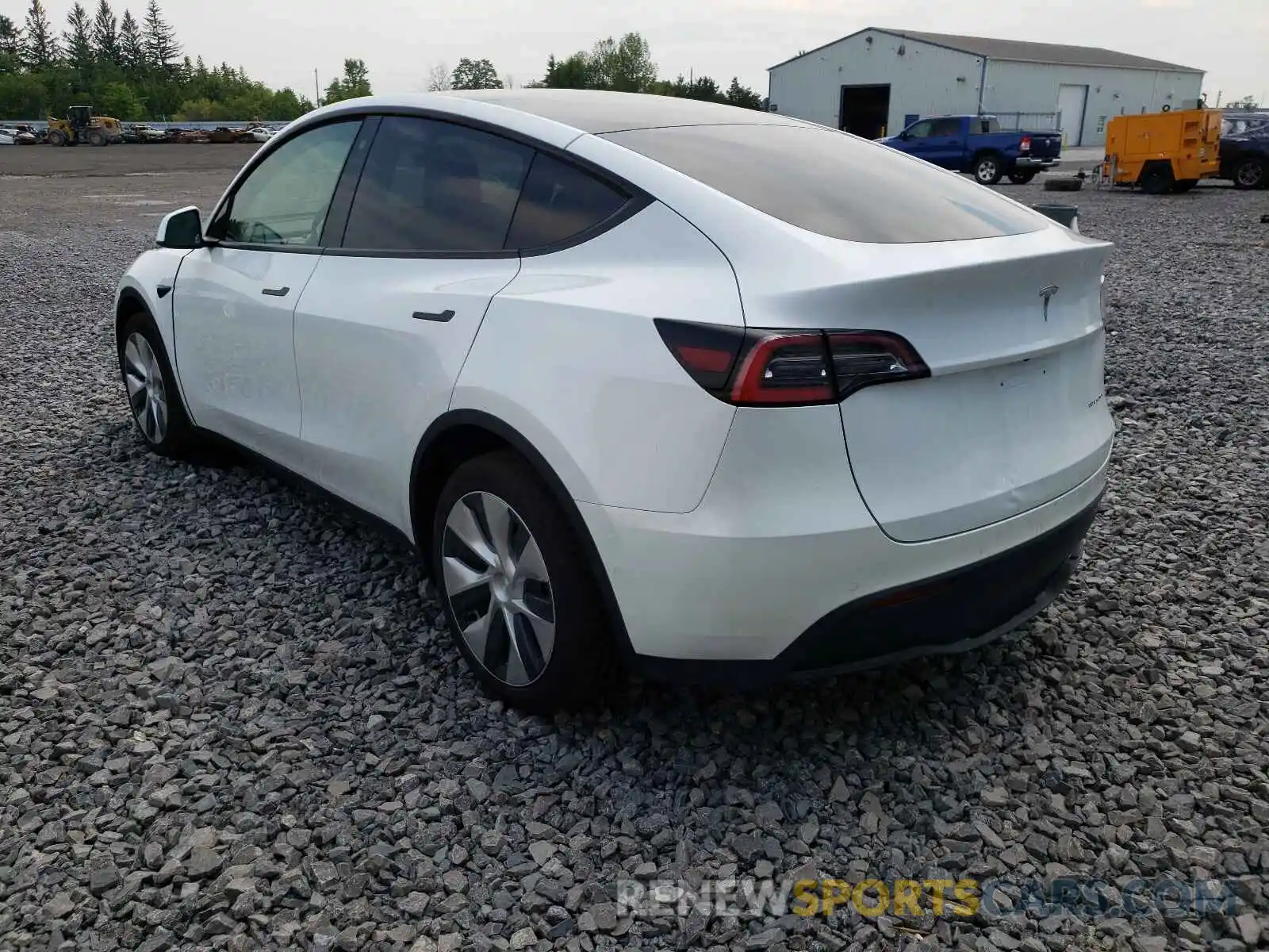 3 Фотография поврежденного автомобиля 5YJYGDEE9MF184890 TESLA MODEL Y 2021