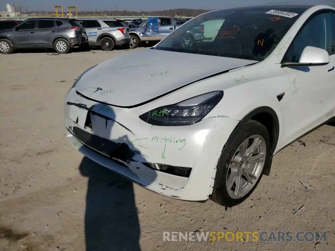 9 Фотография поврежденного автомобиля 5YJYGDEE9MF185263 TESLA MODEL Y 2021