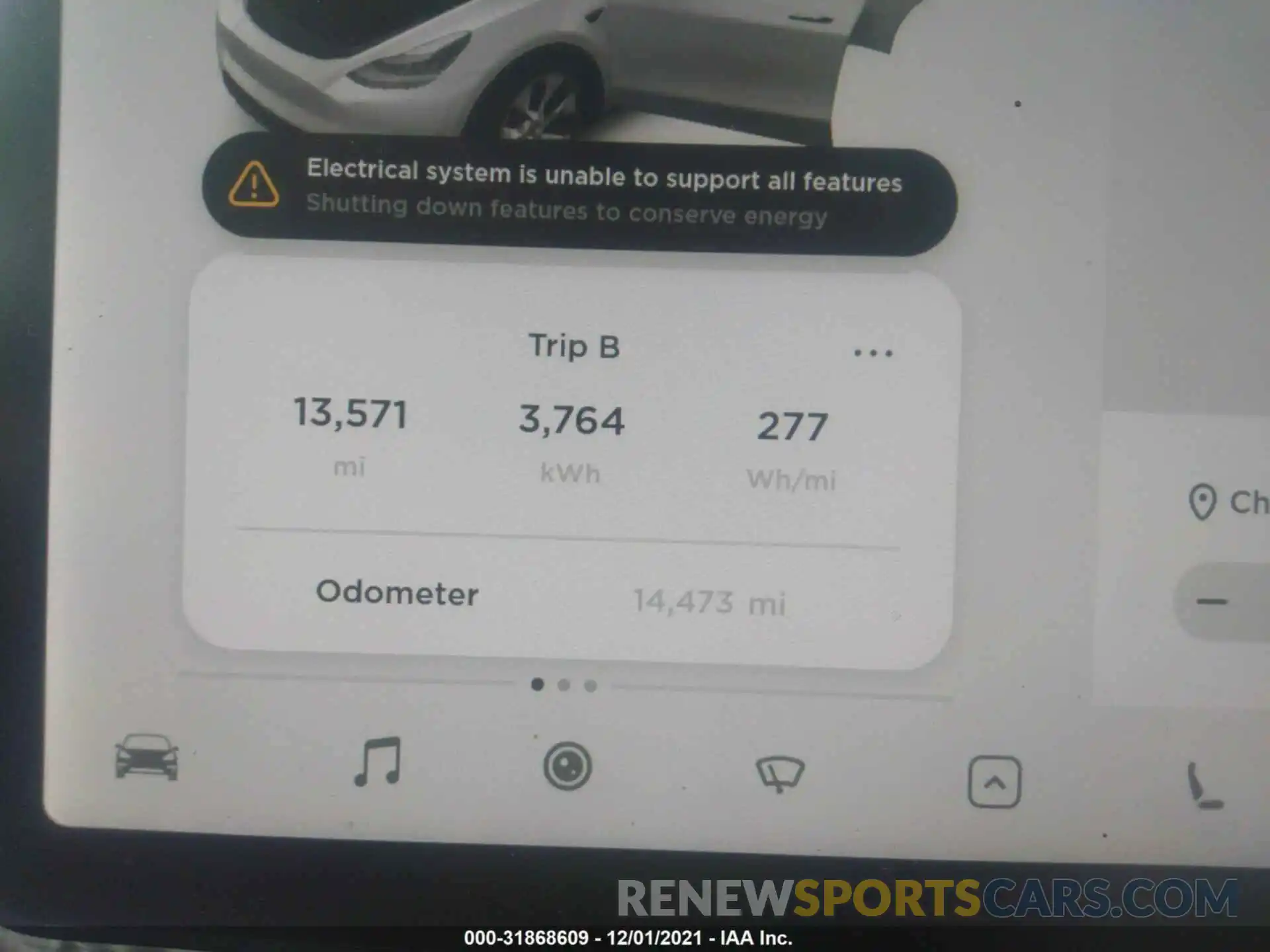 7 Фотография поврежденного автомобиля 5YJYGDEE9MF189975 TESLA MODEL Y 2021