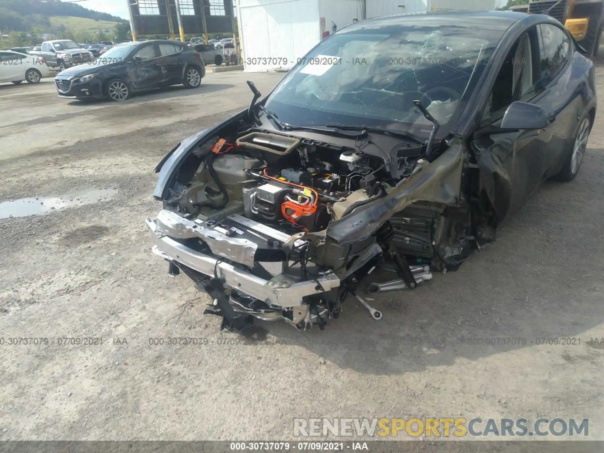 6 Photograph of a damaged car 5YJYGDEE9MF198496 TESLA MODEL Y 2021