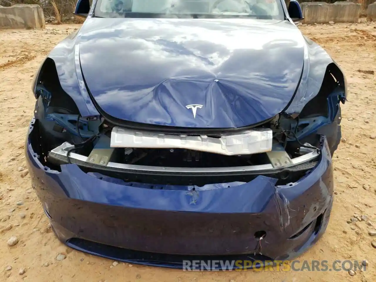 9 Photograph of a damaged car 5YJYGDEE9MF206029 TESLA MODEL Y 2021