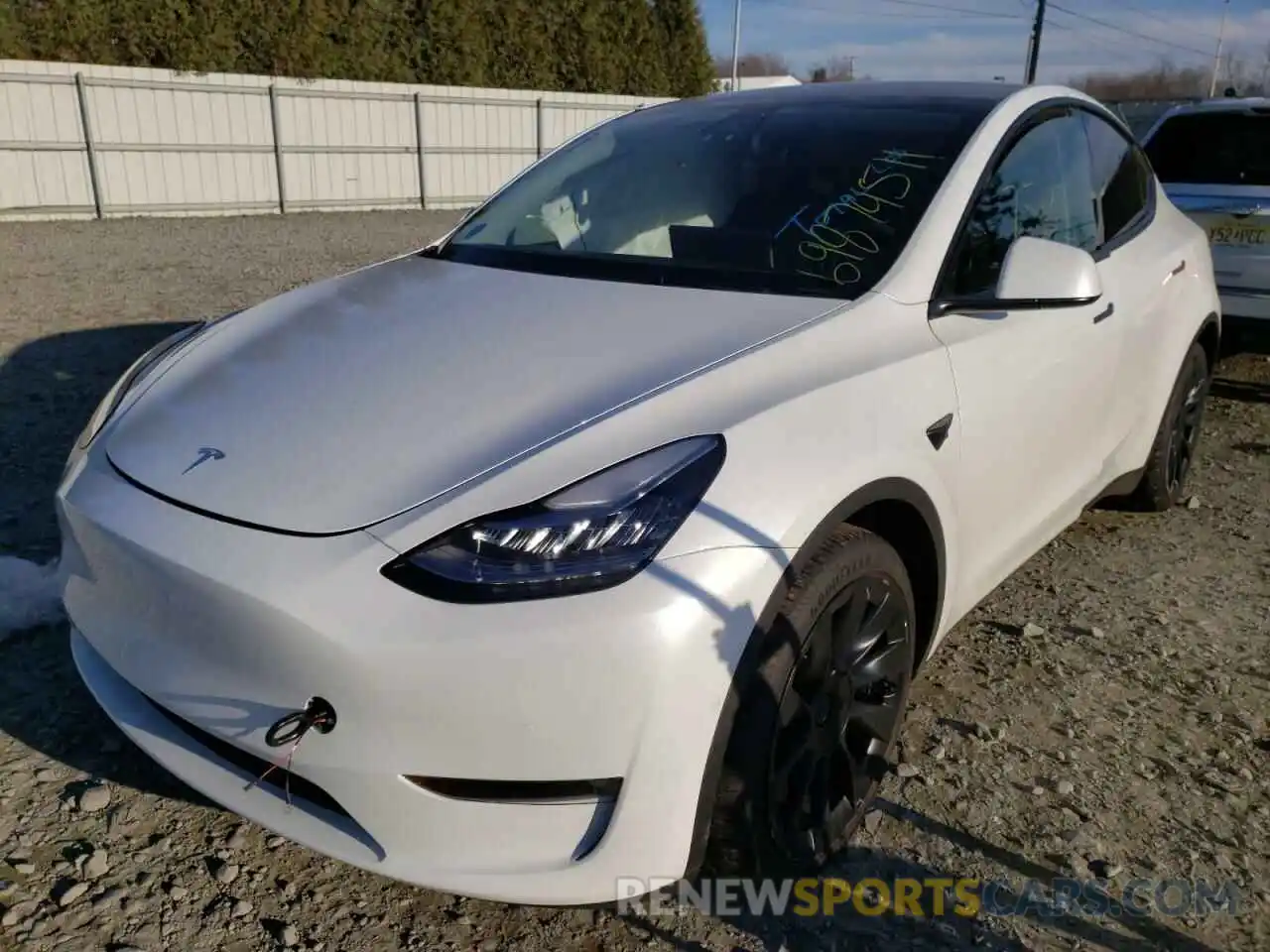 2 Фотография поврежденного автомобиля 5YJYGDEE9MF208301 TESLA MODEL Y 2021