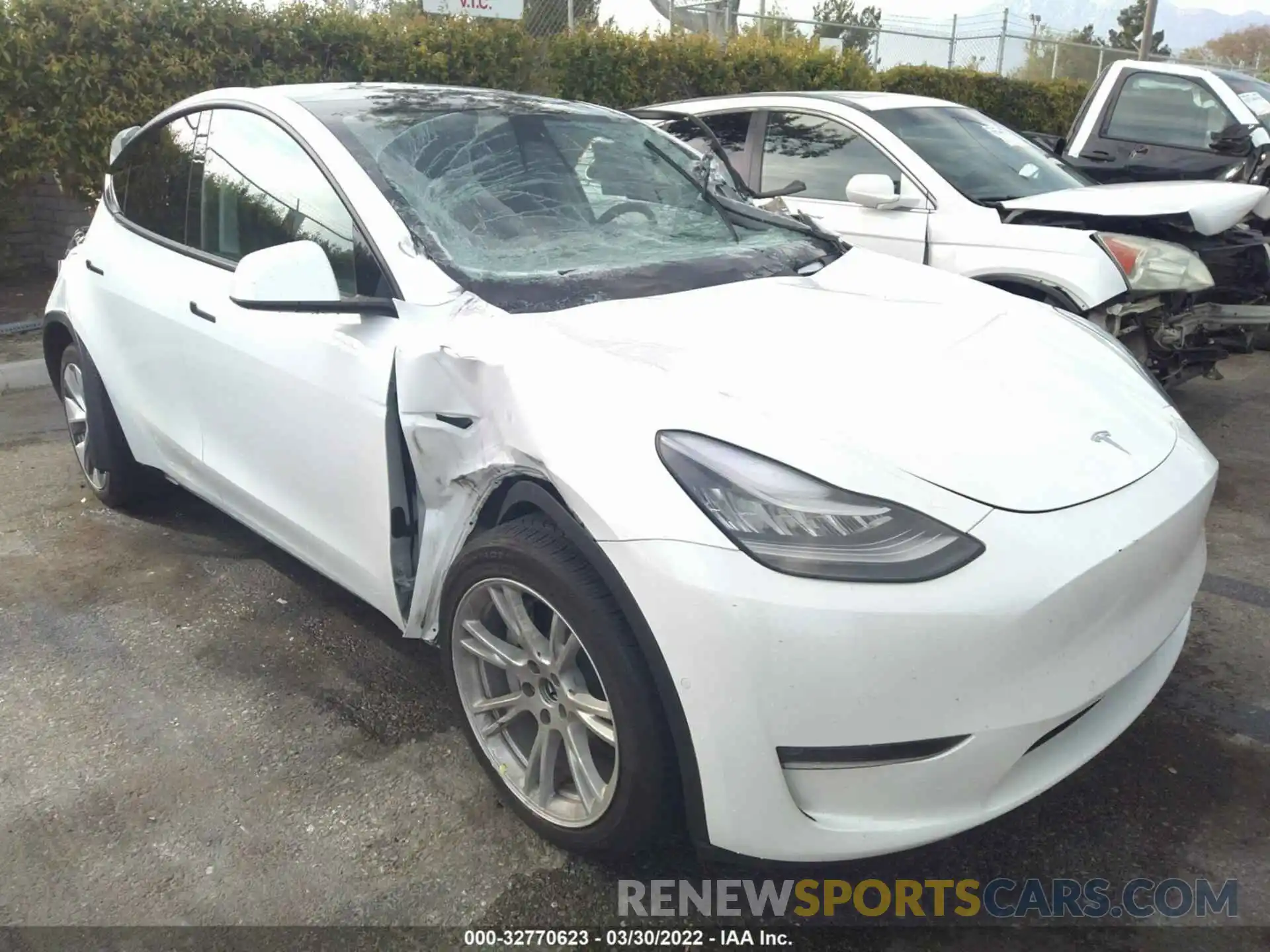 1 Фотография поврежденного автомобиля 5YJYGDEE9MF209044 TESLA MODEL Y 2021