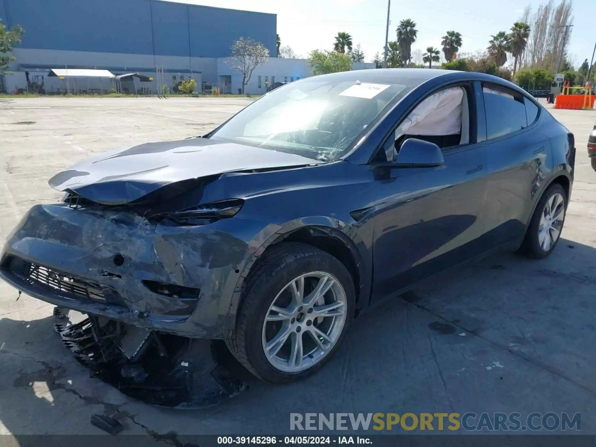 2 Photograph of a damaged car 5YJYGDEE9MF211067 TESLA MODEL Y 2021