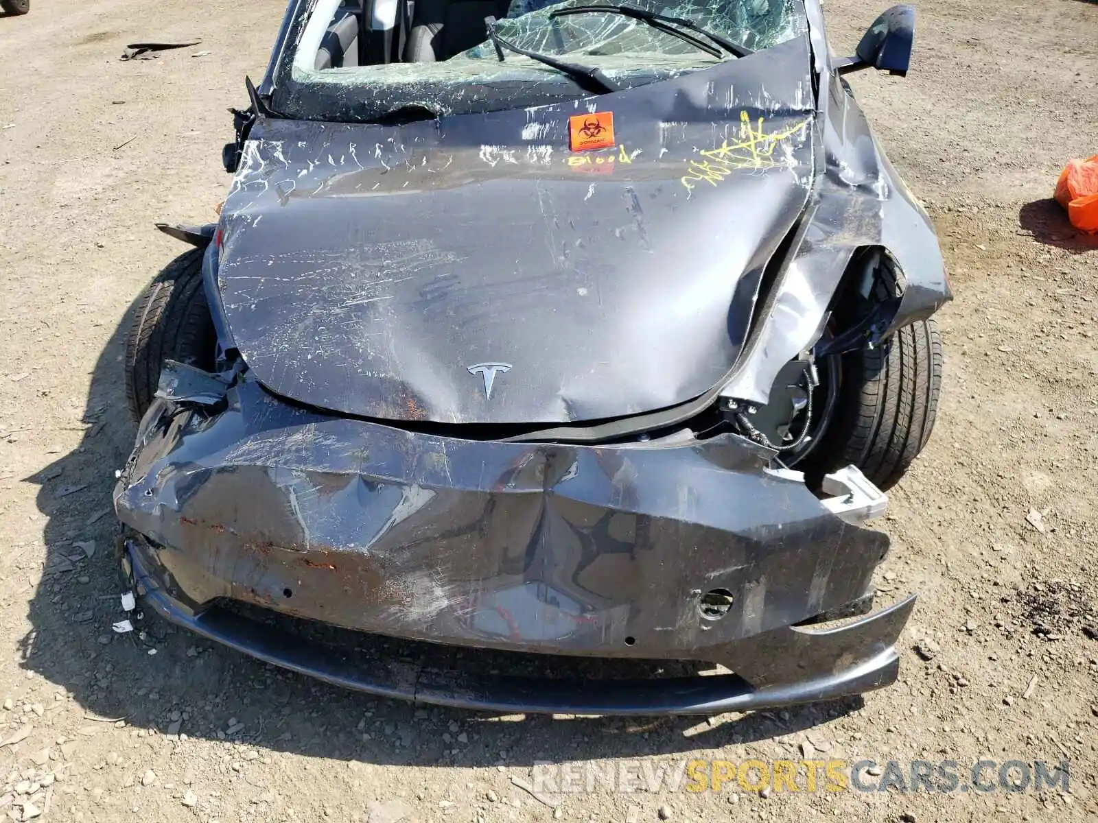 7 Photograph of a damaged car 5YJYGDEE9MF217631 TESLA MODEL Y 2021