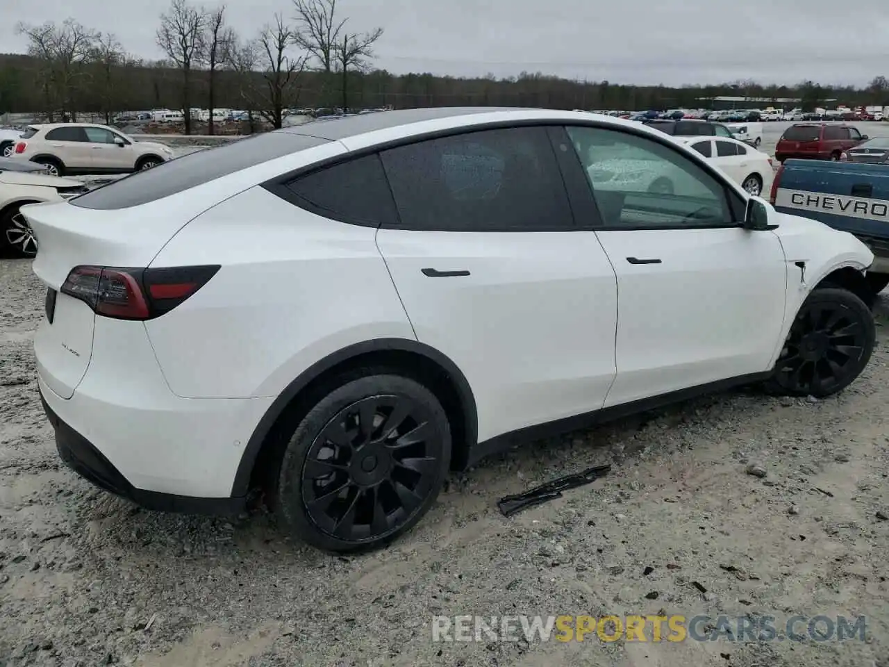 3 Фотография поврежденного автомобиля 5YJYGDEE9MF232260 TESLA MODEL Y 2021