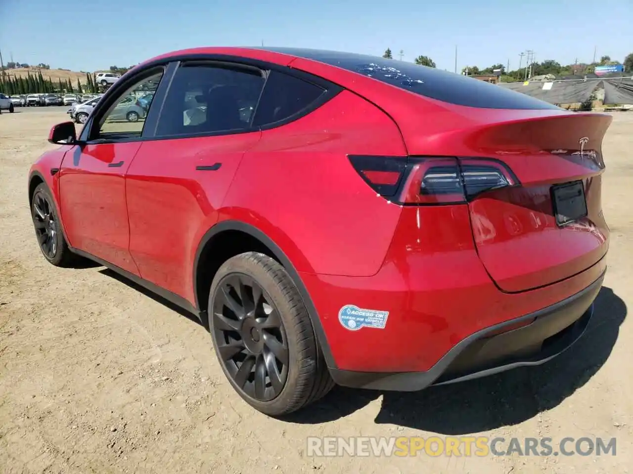 3 Photograph of a damaged car 5YJYGDEE9MF286626 TESLA MODEL Y 2021