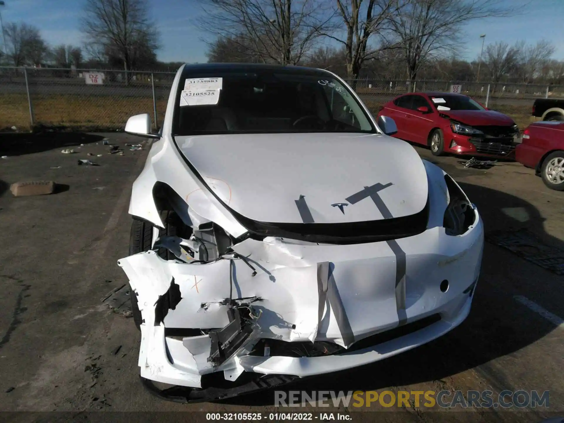 6 Photograph of a damaged car 5YJYGDEE9MF296363 TESLA MODEL Y 2021