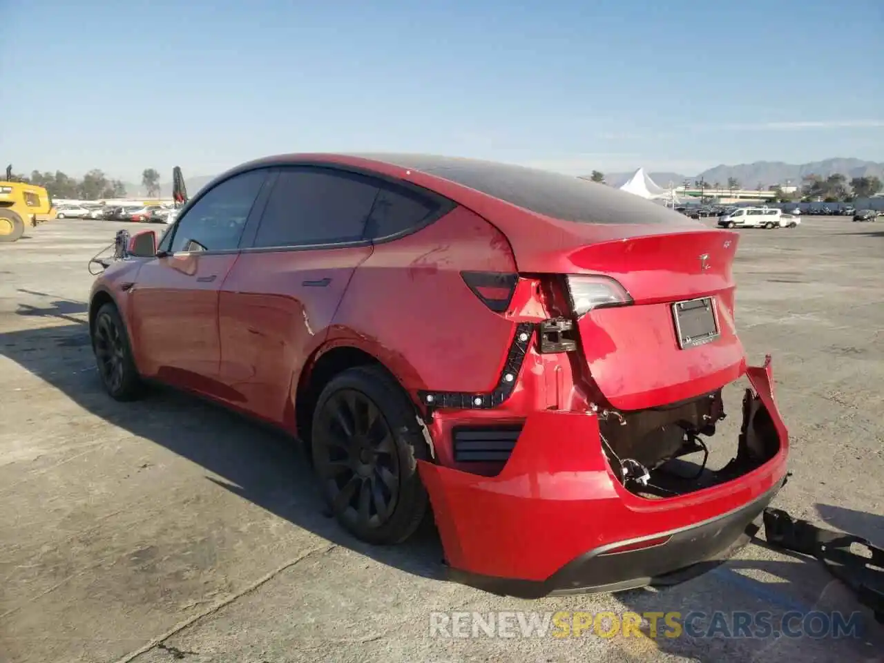 3 Photograph of a damaged car 5YJYGDEE9MF299473 TESLA MODEL Y 2021