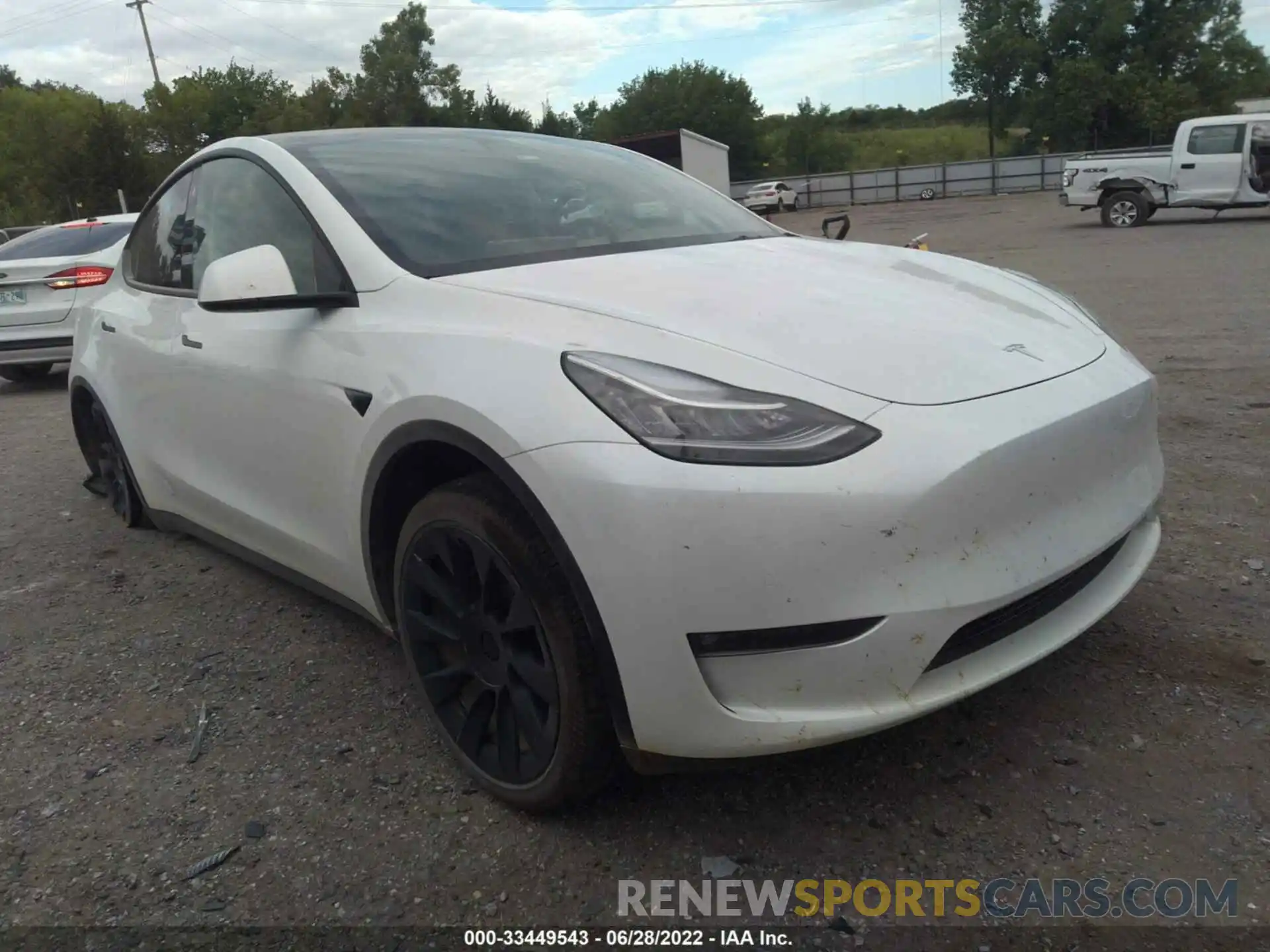 1 Фотография поврежденного автомобиля 5YJYGDEE9MF300251 TESLA MODEL Y 2021