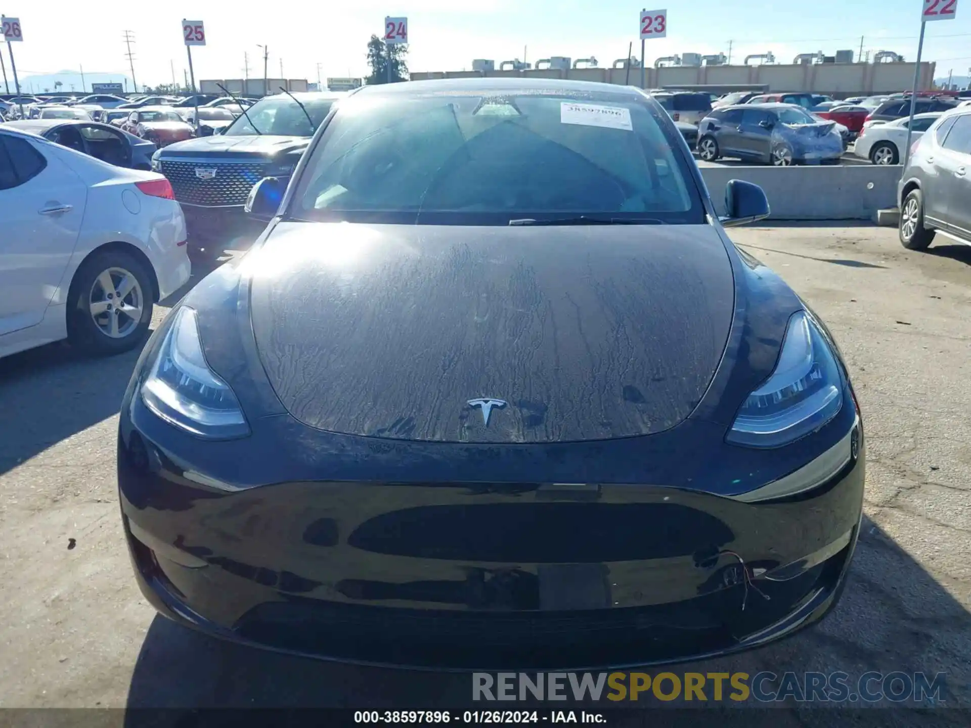 12 Photograph of a damaged car 5YJYGDEE9MF302078 TESLA MODEL Y 2021