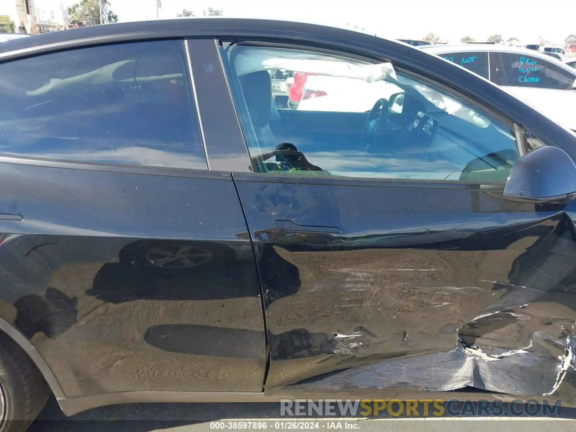 13 Photograph of a damaged car 5YJYGDEE9MF302078 TESLA MODEL Y 2021