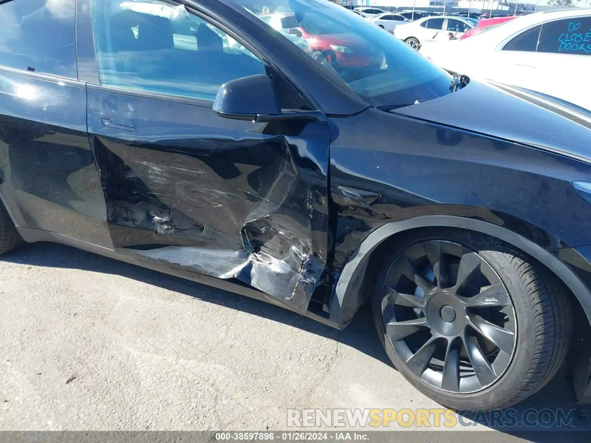 6 Photograph of a damaged car 5YJYGDEE9MF302078 TESLA MODEL Y 2021