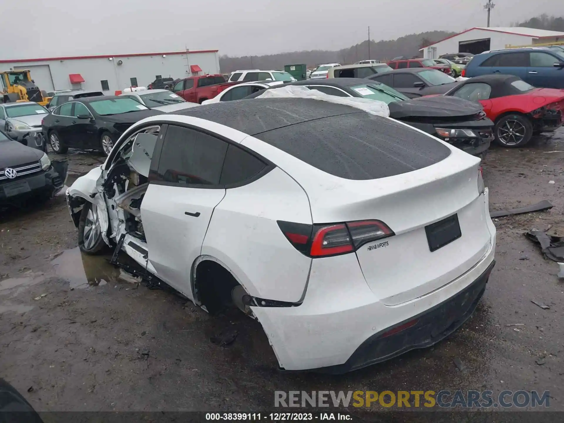 3 Photograph of a damaged car 5YJYGDEEOMF118986 TESLA MODEL Y 2021