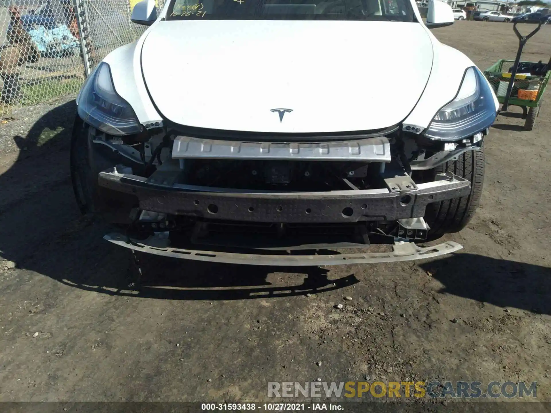 6 Photograph of a damaged car 5YJYGDEEXMF066153 TESLA MODEL Y 2021