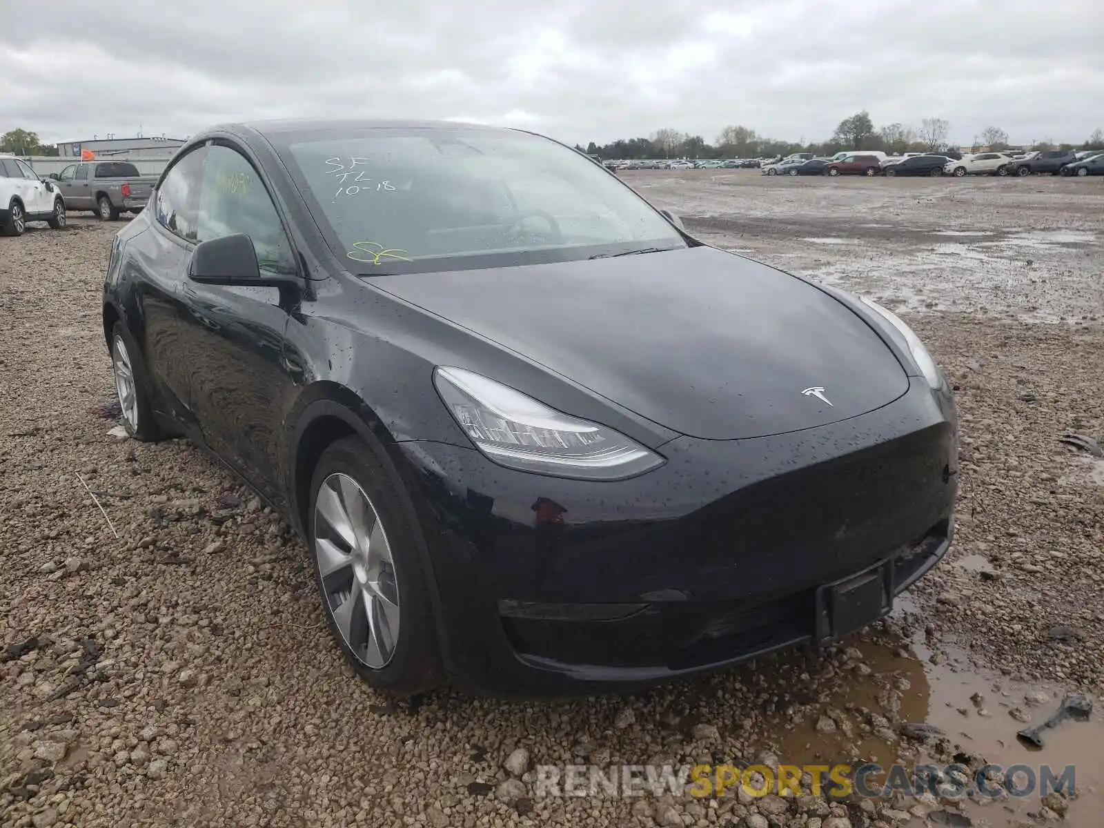 1 Photograph of a damaged car 5YJYGDEEXMF069862 TESLA MODEL Y 2021