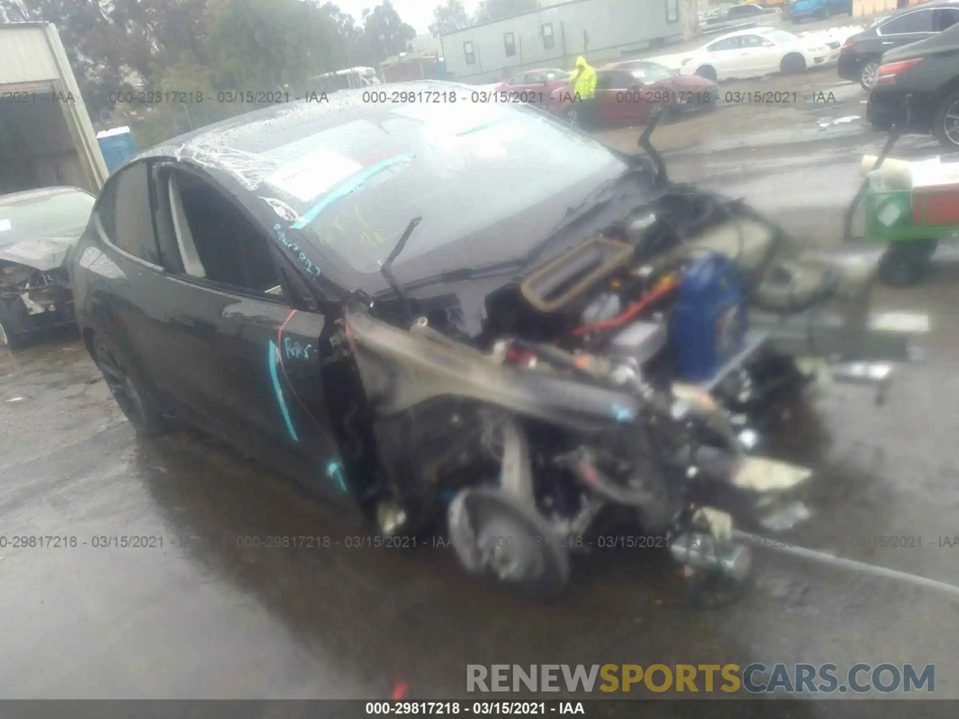 1 Photograph of a damaged car 5YJYGDEEXMF071174 TESLA MODEL Y 2021