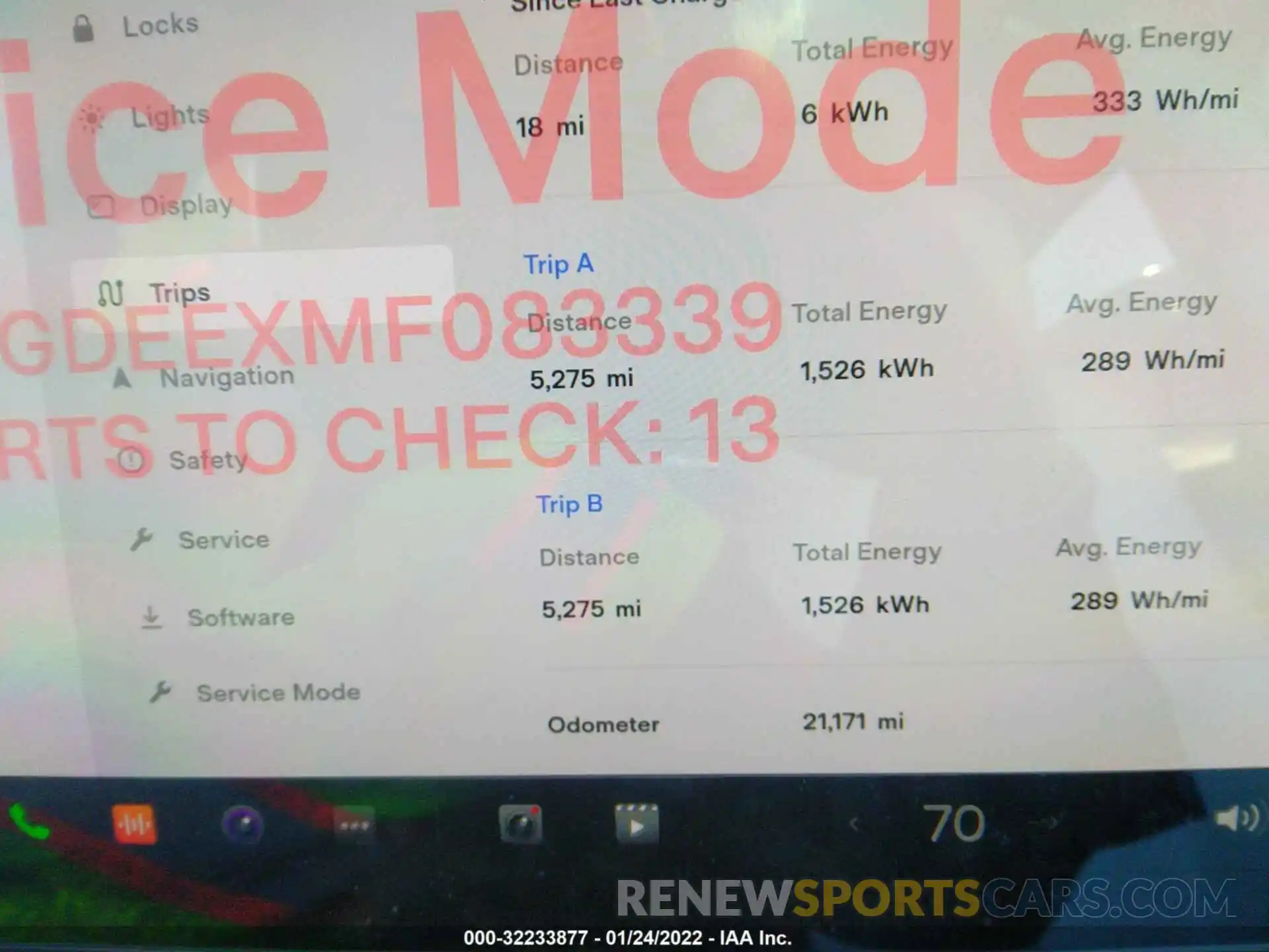 7 Фотография поврежденного автомобиля 5YJYGDEEXMF083339 TESLA MODEL Y 2021