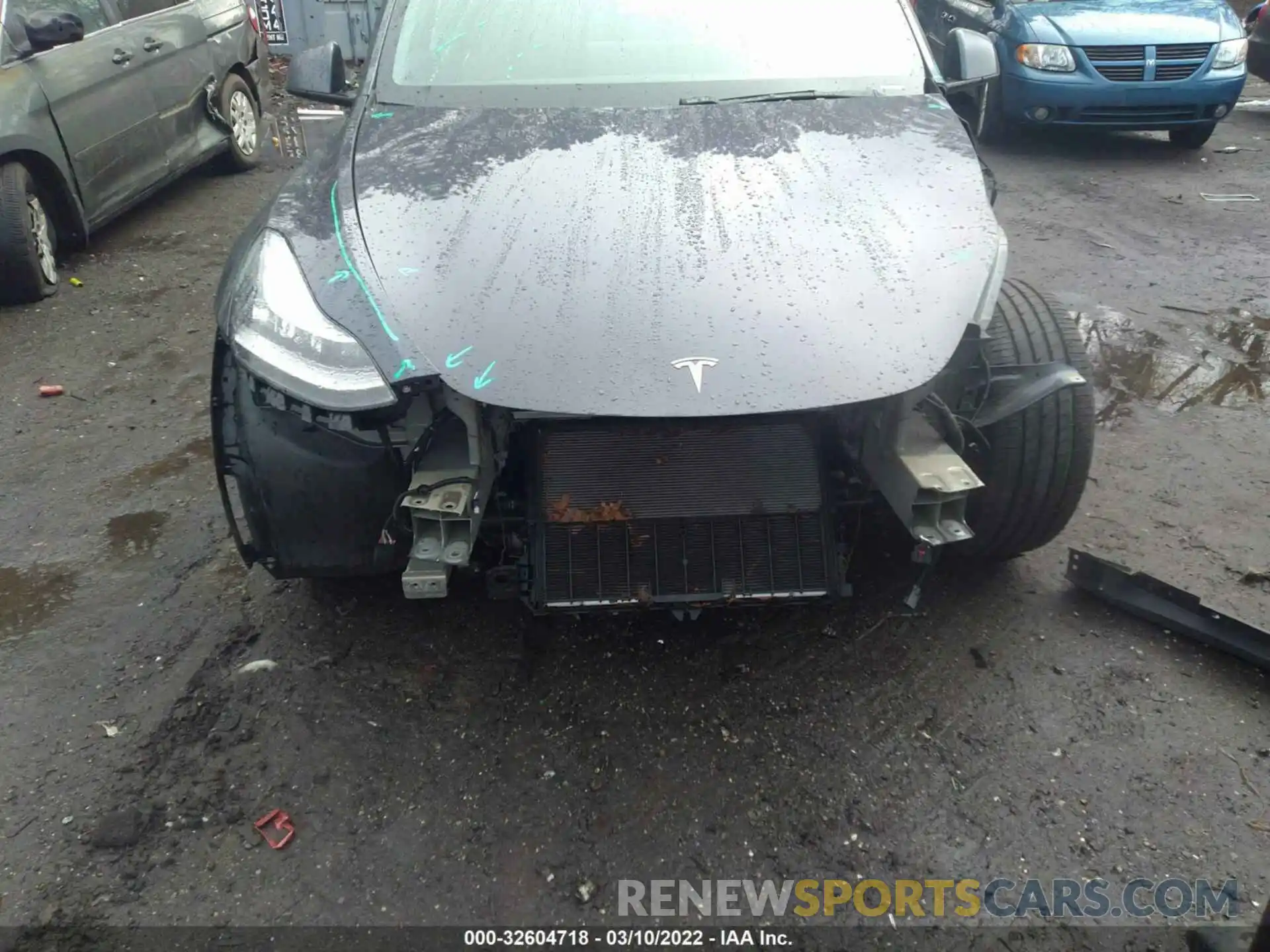 6 Photograph of a damaged car 5YJYGDEEXMF084202 TESLA MODEL Y 2021