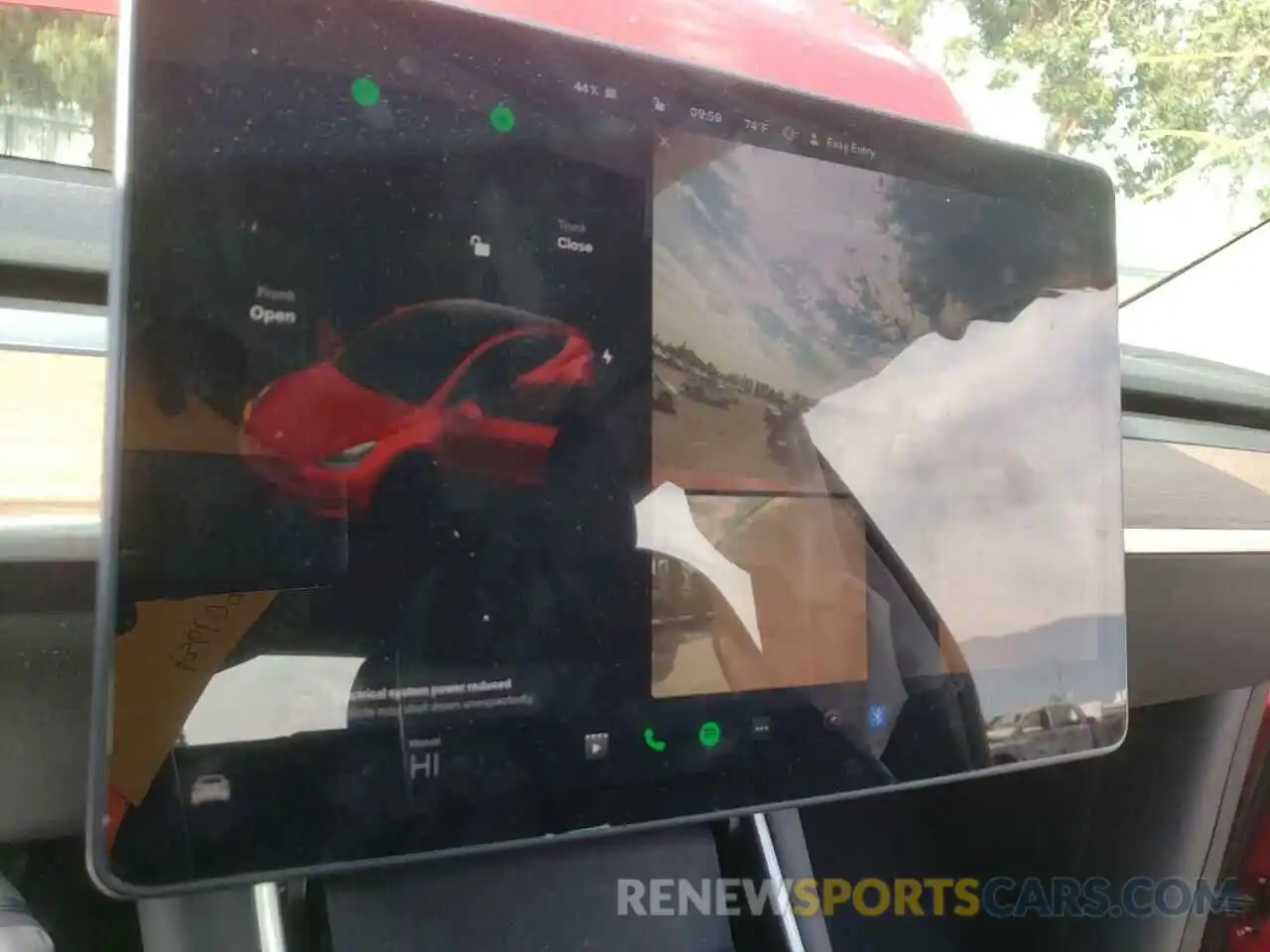 9 Photograph of a damaged car 5YJYGDEEXMF095541 TESLA MODEL Y 2021