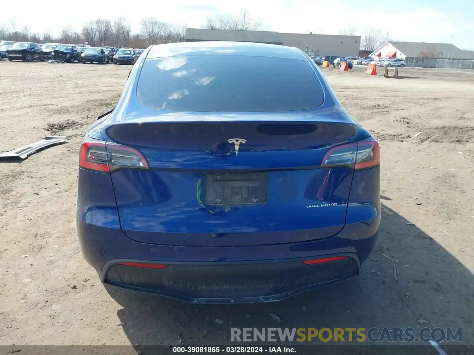 15 Photograph of a damaged car 5YJYGDEEXMF099881 TESLA MODEL Y 2021