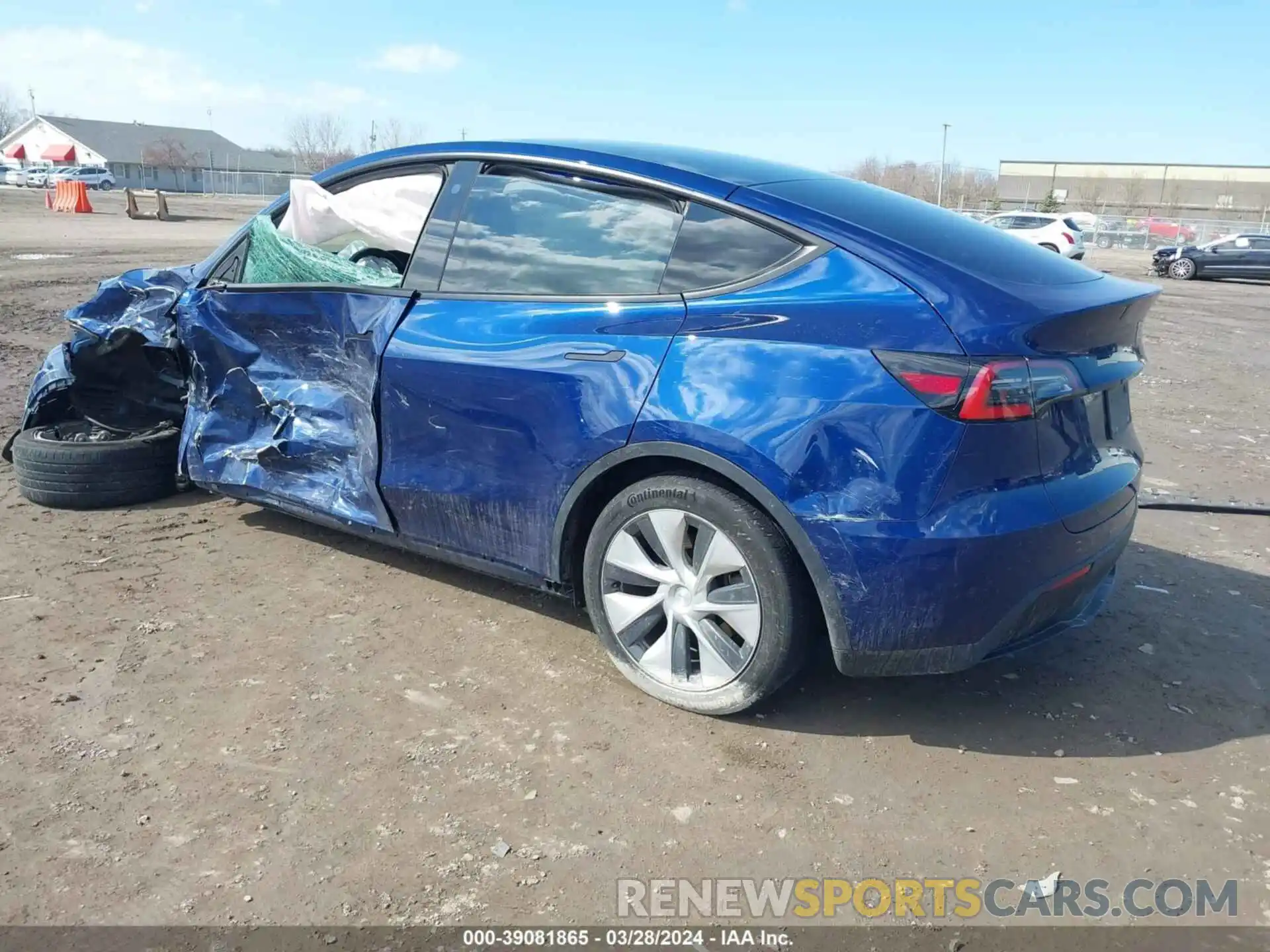 3 Photograph of a damaged car 5YJYGDEEXMF099881 TESLA MODEL Y 2021