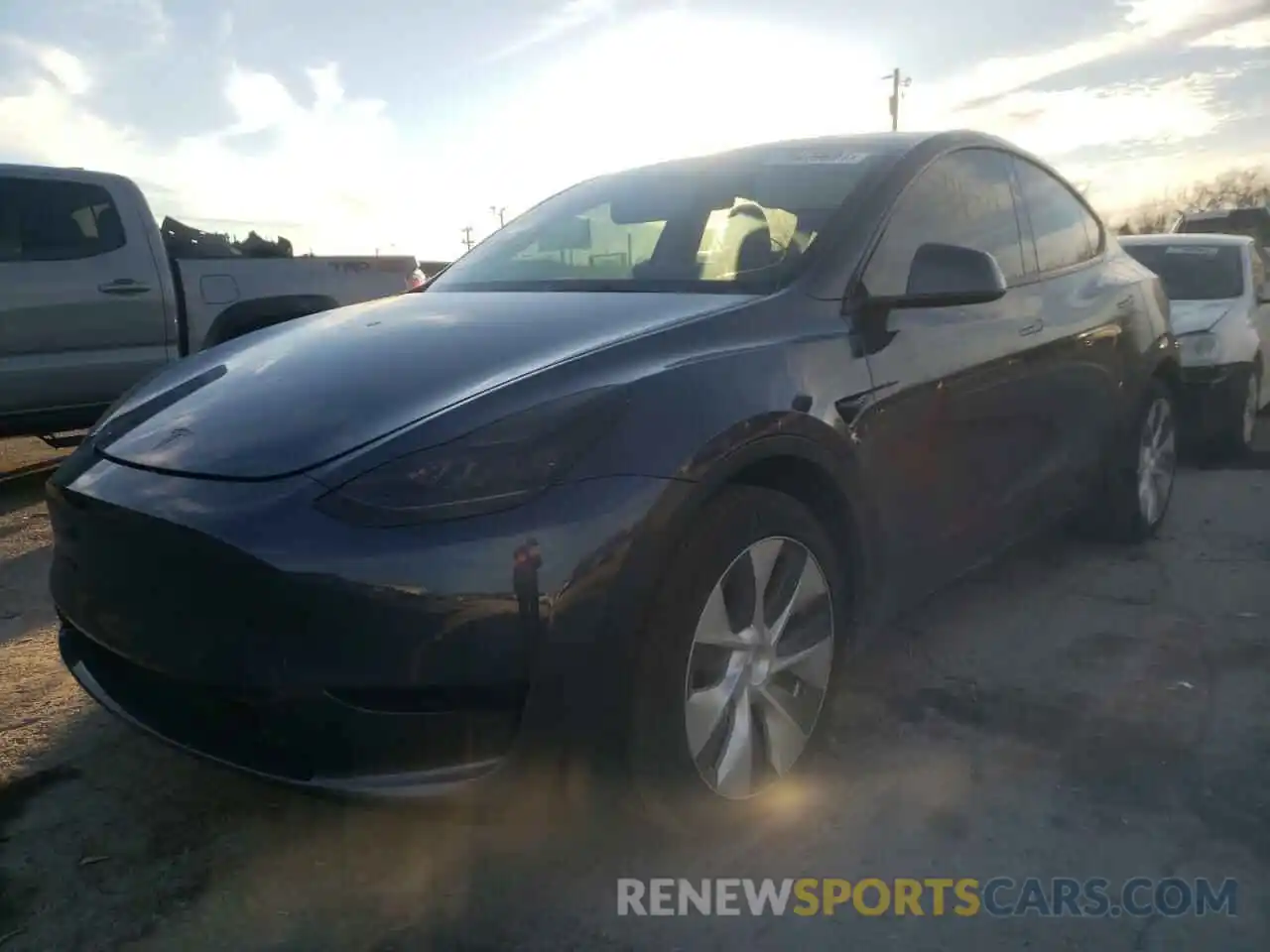 2 Фотография поврежденного автомобиля 5YJYGDEEXMF105470 TESLA MODEL Y 2021