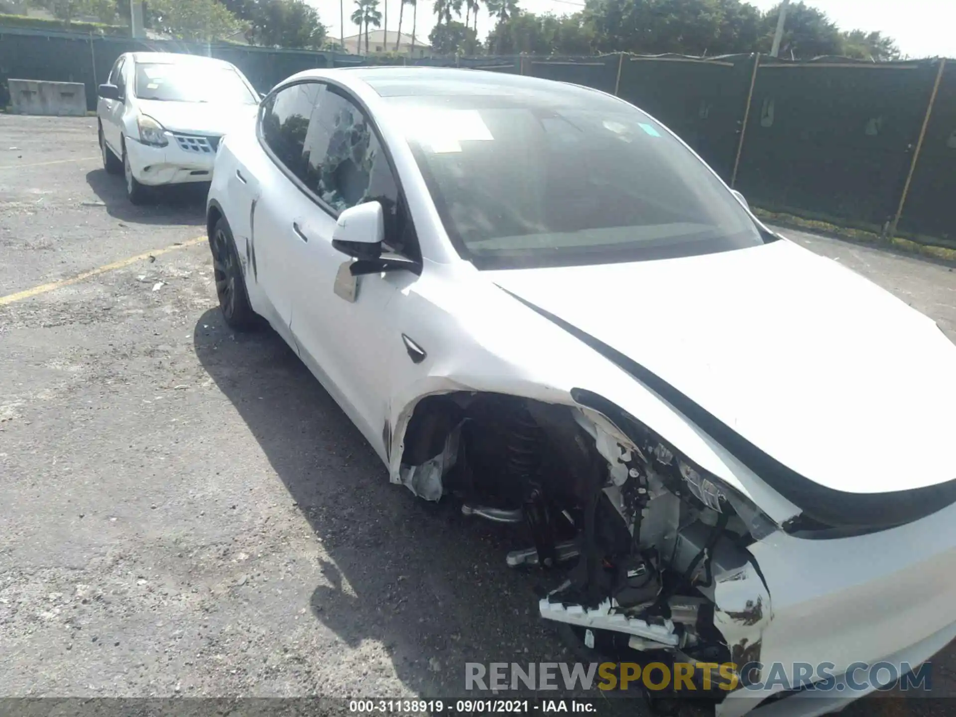 6 Photograph of a damaged car 5YJYGDEEXMF108773 TESLA MODEL Y 2021