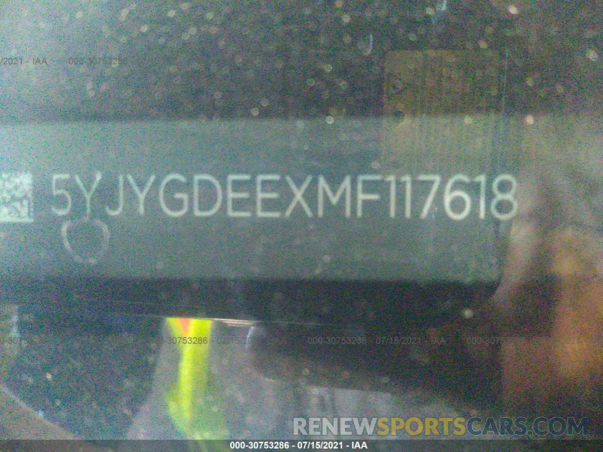 9 Photograph of a damaged car 5YJYGDEEXMF117618 TESLA MODEL Y 2021