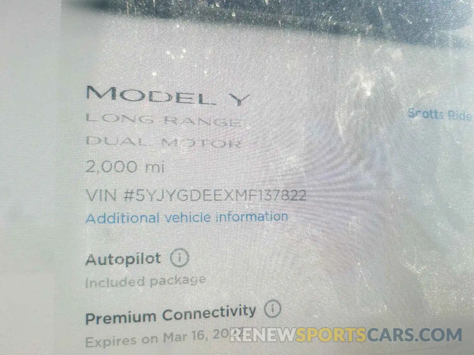 8 Photograph of a damaged car 5YJYGDEEXMF137822 TESLA MODEL Y 2021