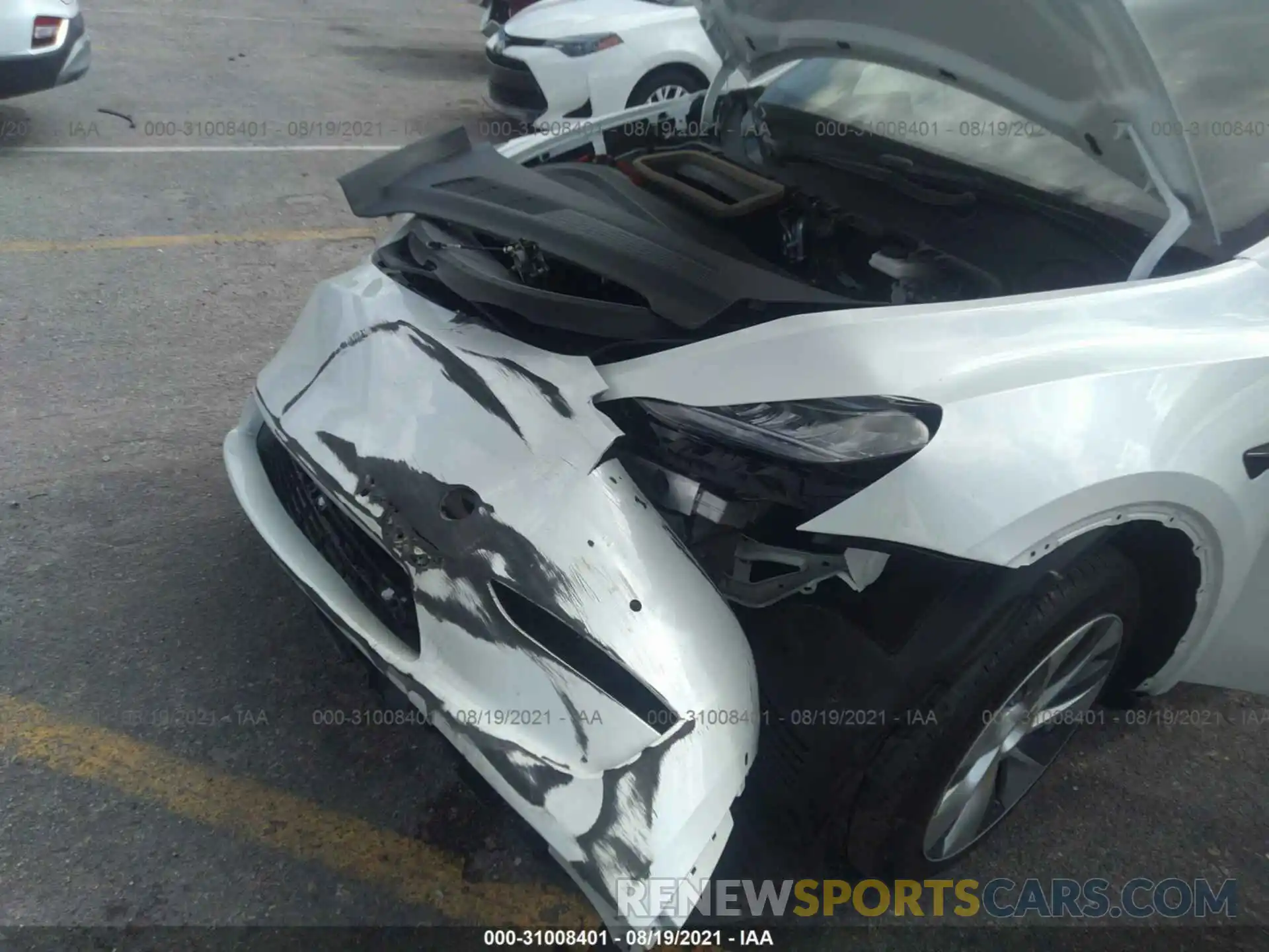 6 Photograph of a damaged car 5YJYGDEEXMF138260 TESLA MODEL Y 2021