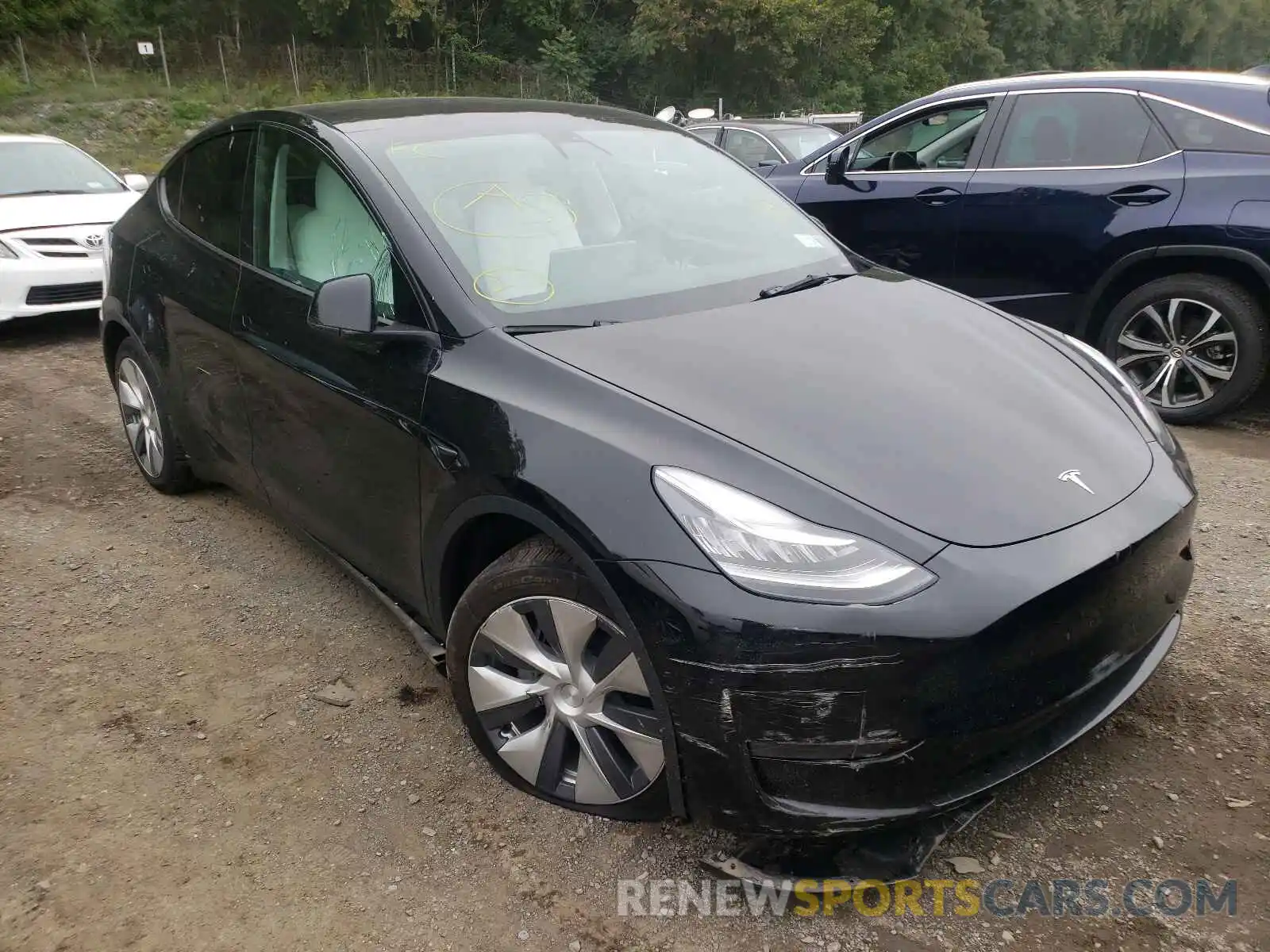 1 Фотография поврежденного автомобиля 5YJYGDEEXMF140333 TESLA MODEL Y 2021