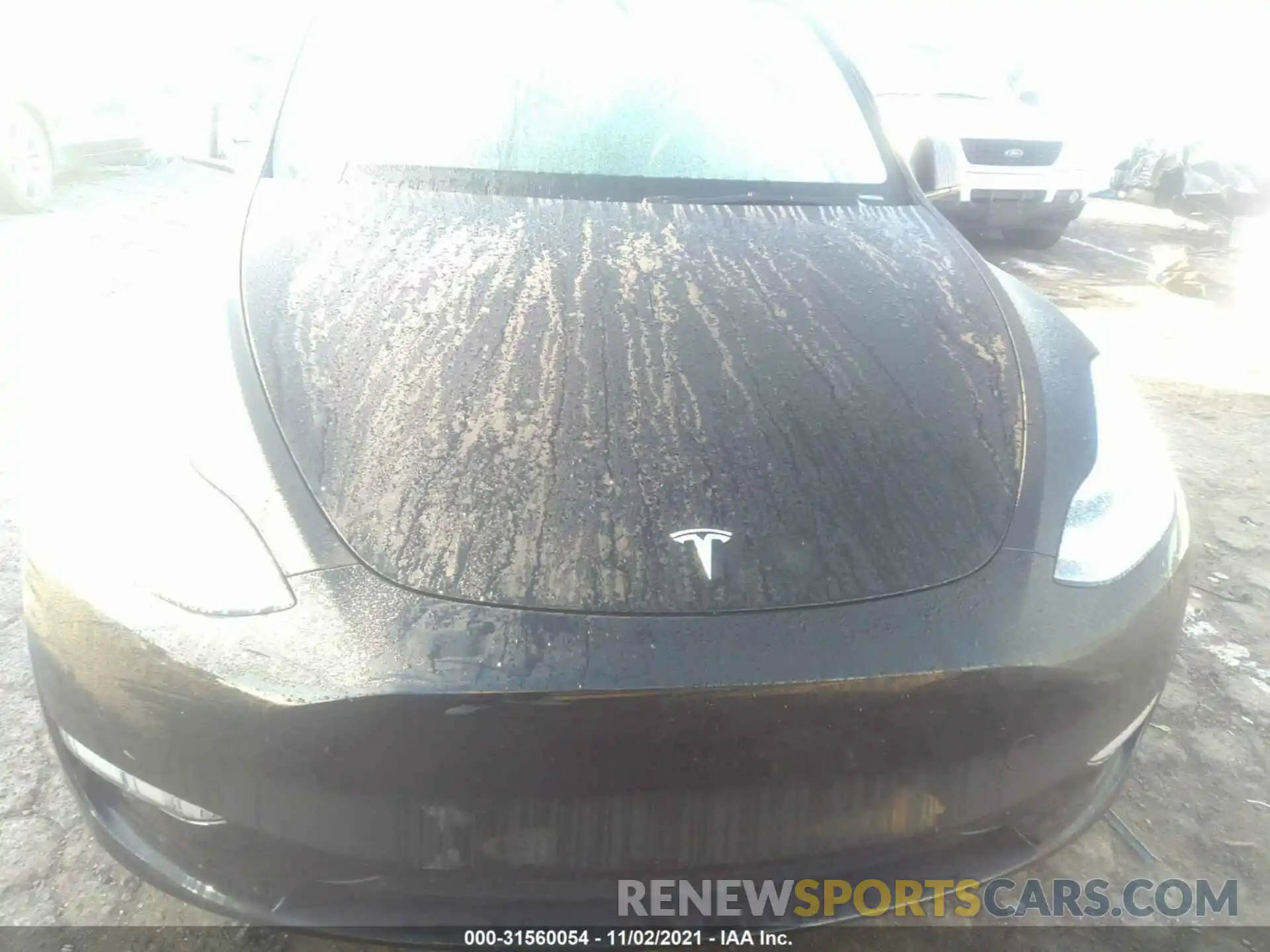 10 Photograph of a damaged car 5YJYGDEEXMF142812 TESLA MODEL Y 2021