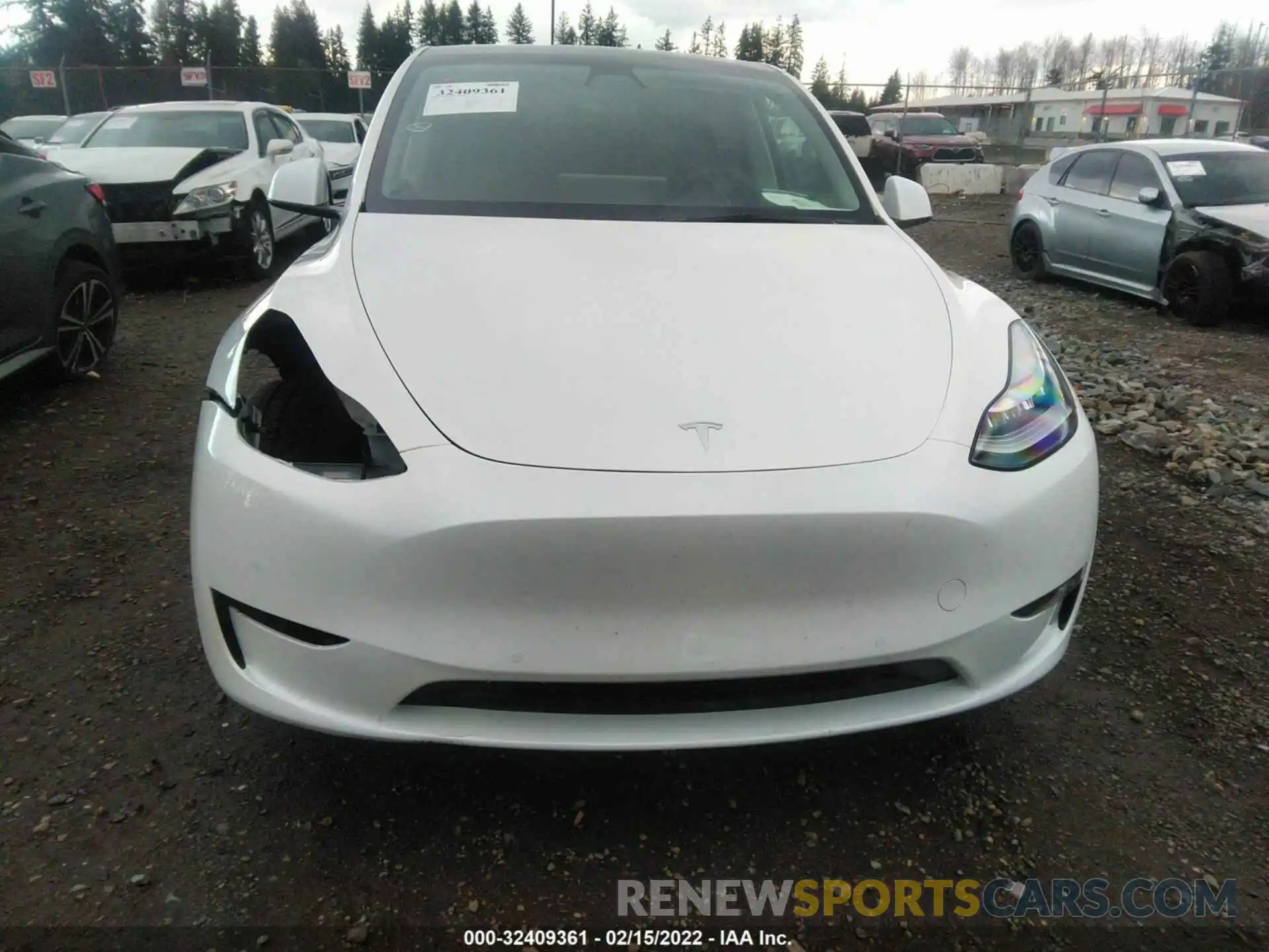 6 Фотография поврежденного автомобиля 5YJYGDEEXMF145483 TESLA MODEL Y 2021