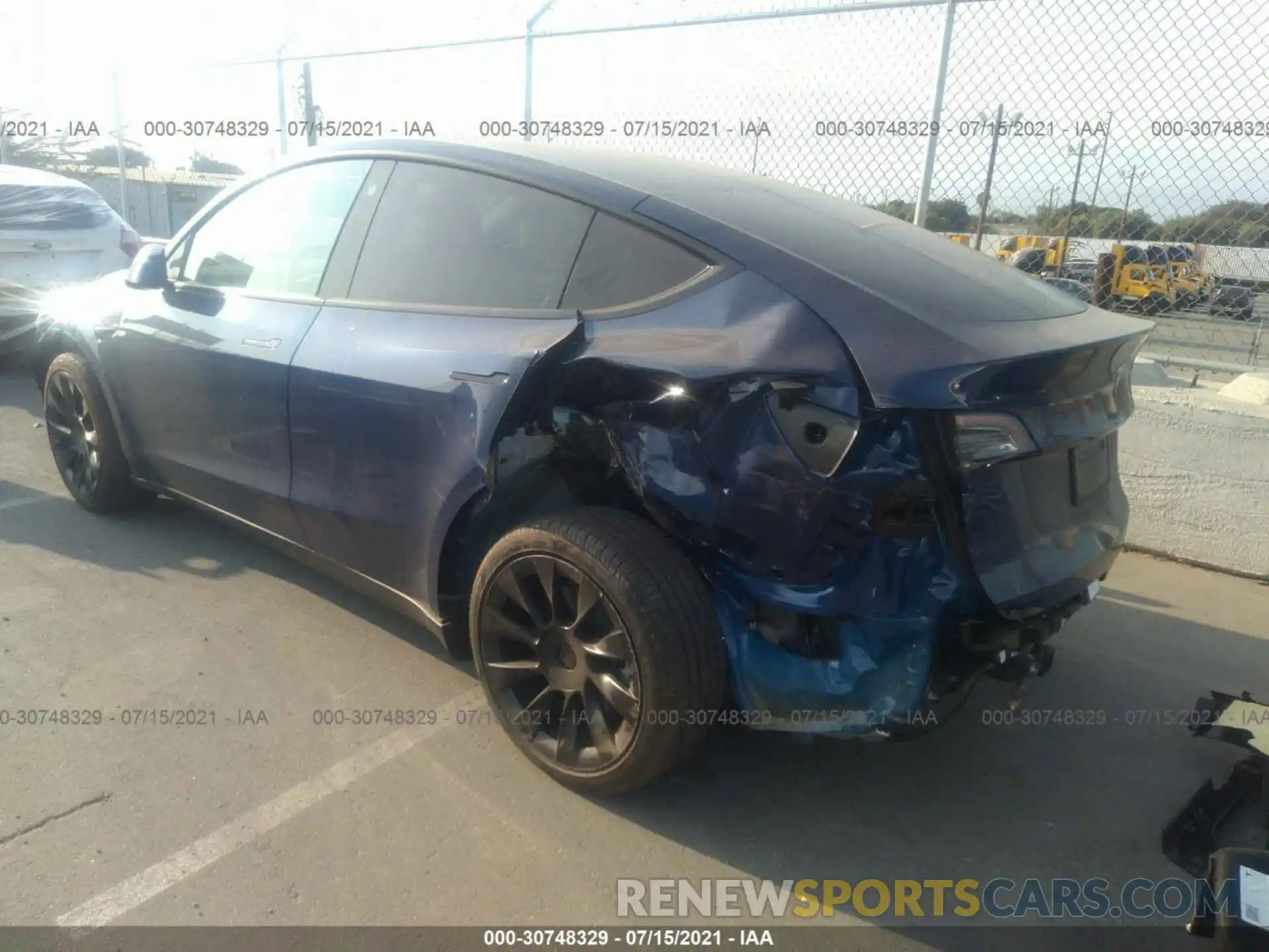 6 Photograph of a damaged car 5YJYGDEEXMF161585 TESLA MODEL Y 2021