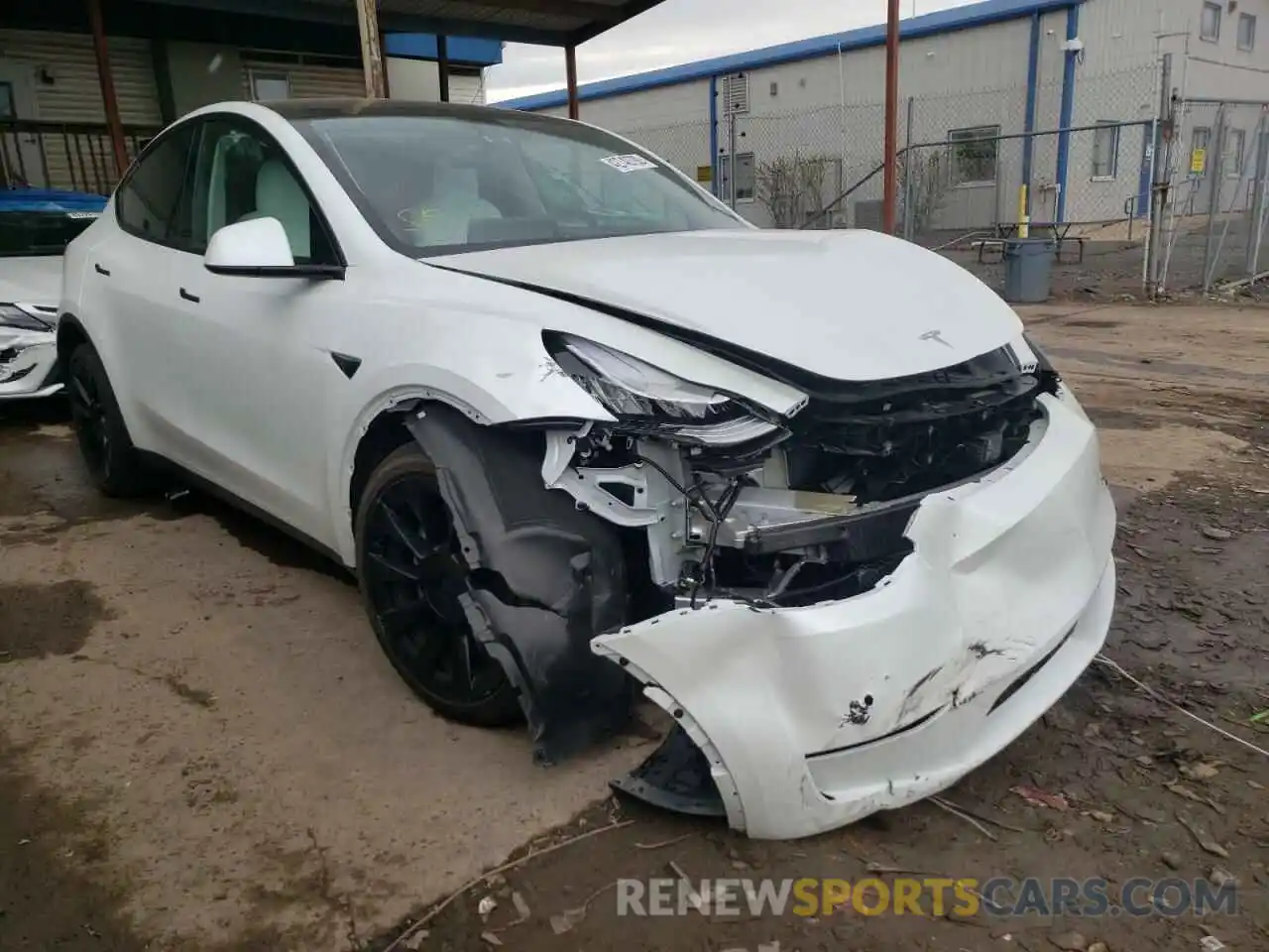 1 Photograph of a damaged car 5YJYGDEEXMF178953 TESLA MODEL Y 2021