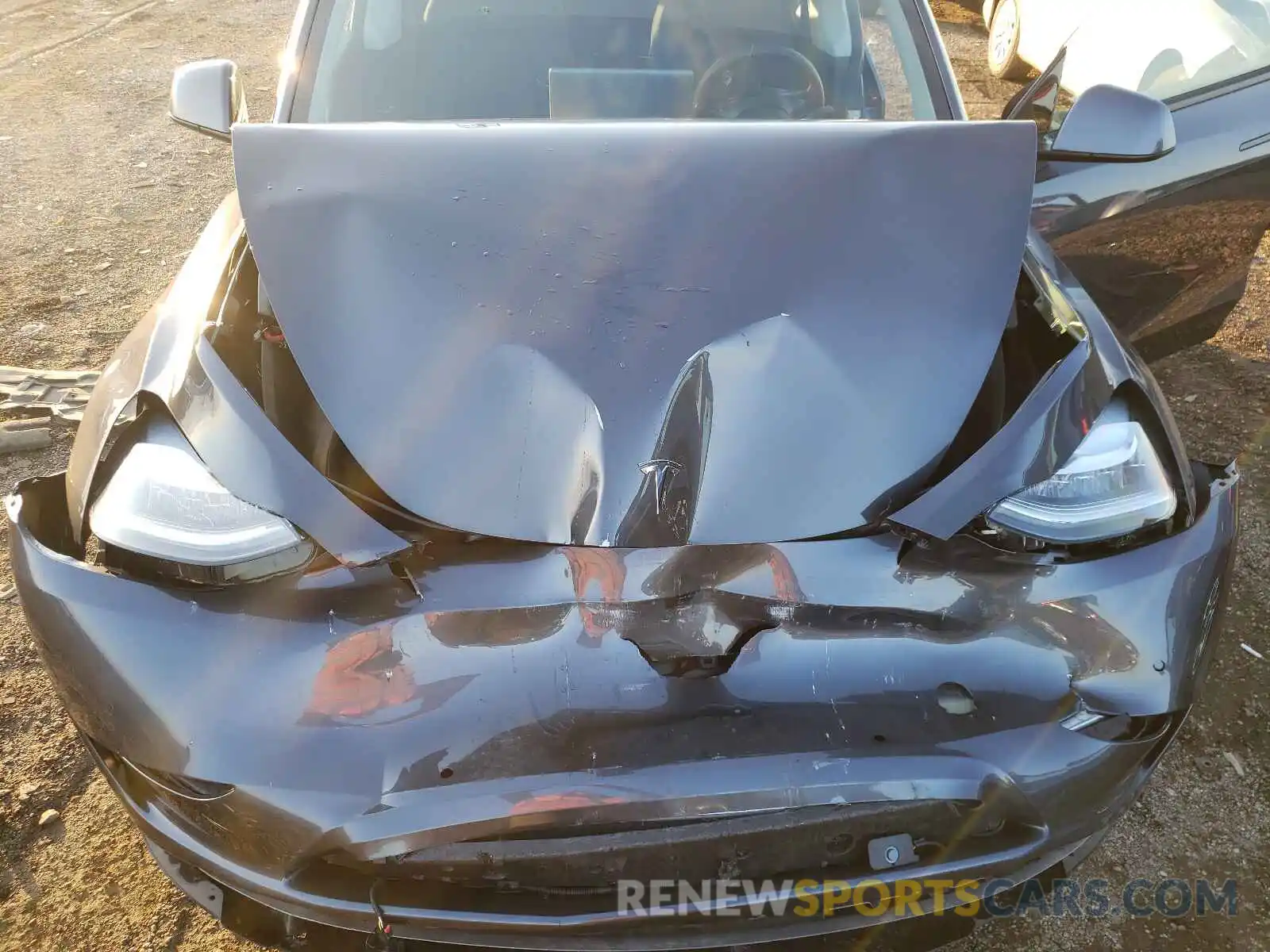 7 Photograph of a damaged car 5YJYGDEEXMF192044 TESLA MODEL Y 2021